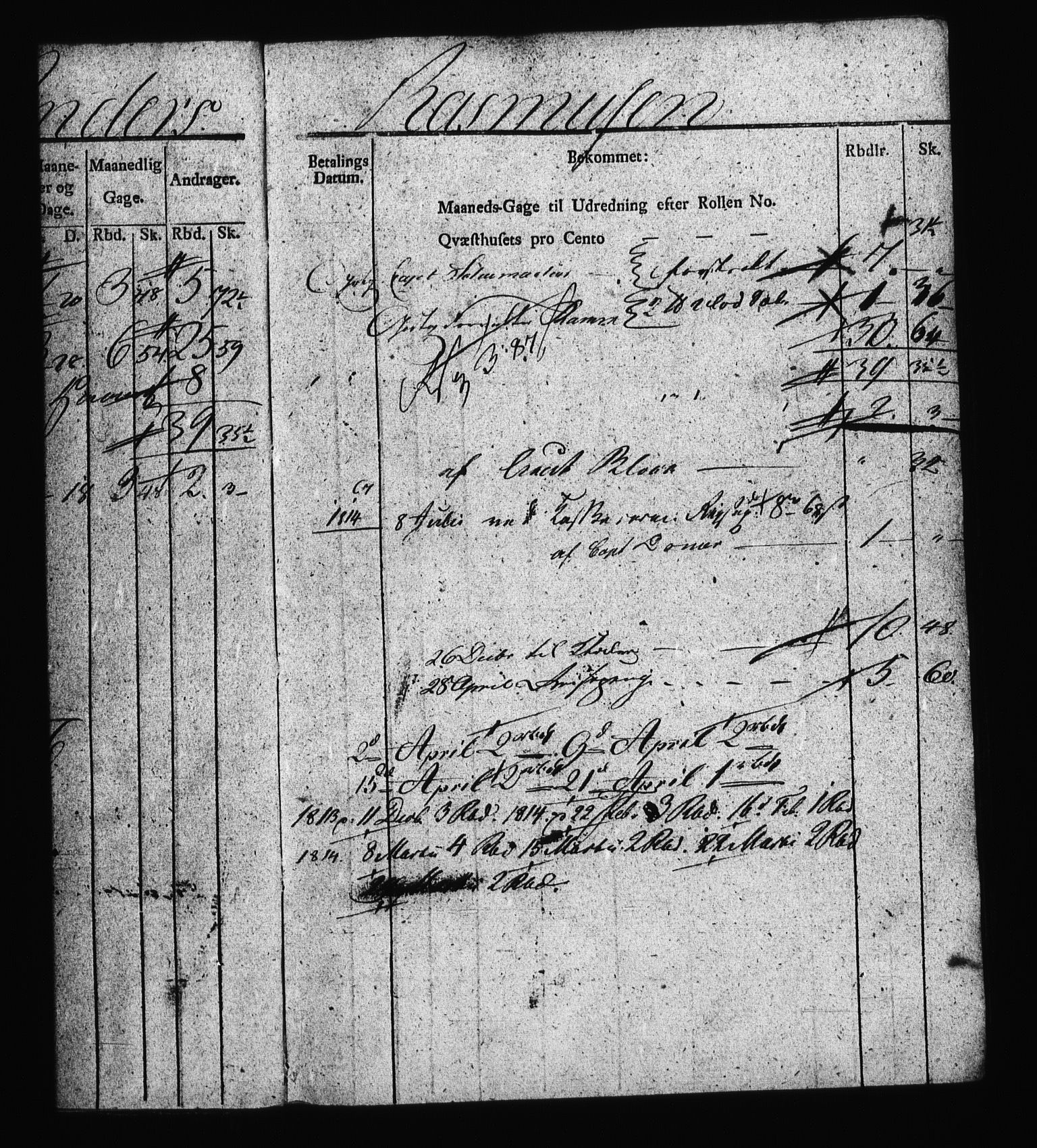 Sjøetaten, AV/RA-EA-3110/F/L0007: Akershus distrikt, bind 3, 1813
