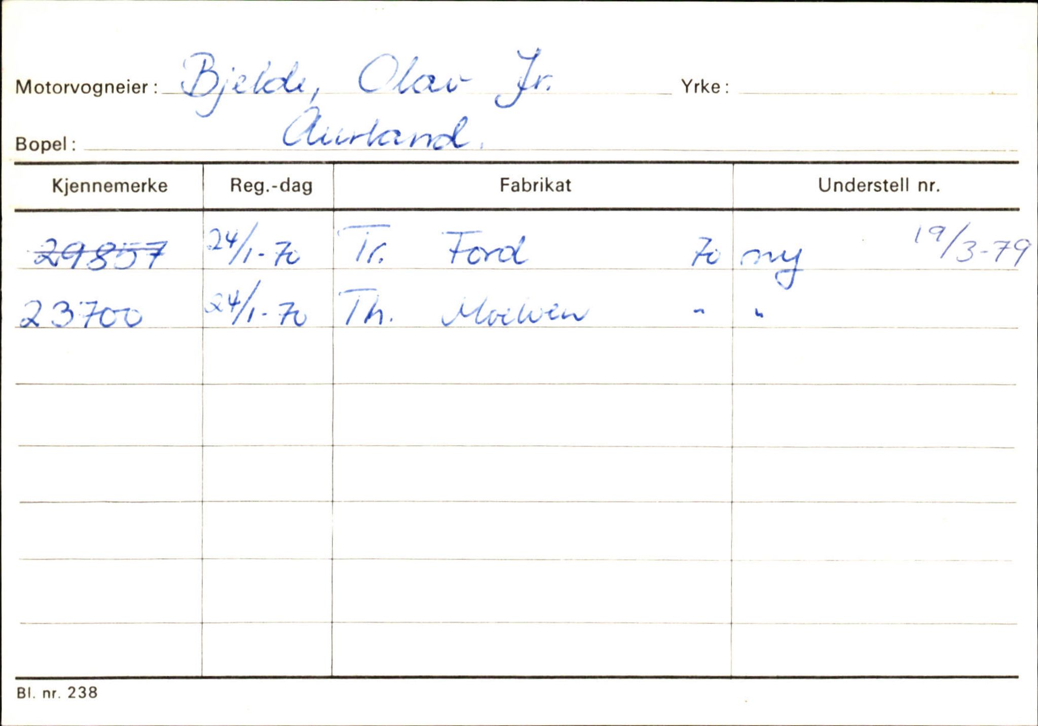 Statens vegvesen, Sogn og Fjordane vegkontor, AV/SAB-A-5301/4/F/L0125: Eigarregister Sogndal V-Å. Aurland A-Å. Fjaler A-N, 1945-1975, s. 452