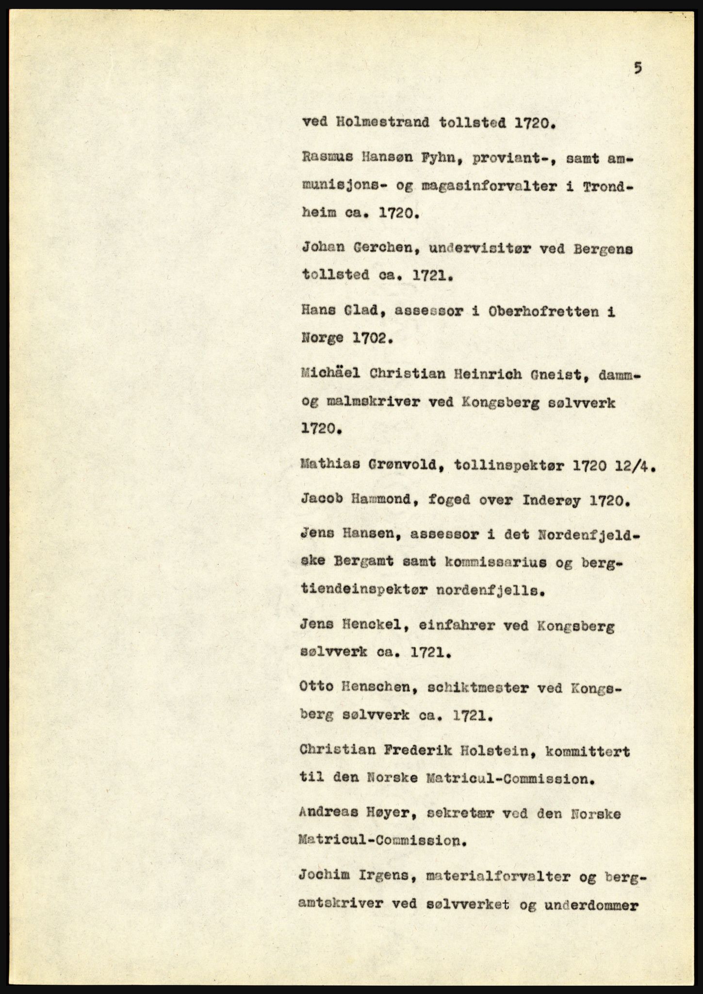 Riksarkivet, Seksjon for eldre arkiv og spesialsamlinger, AV/RA-EA-6797/H/Ha, 1953, s. 5