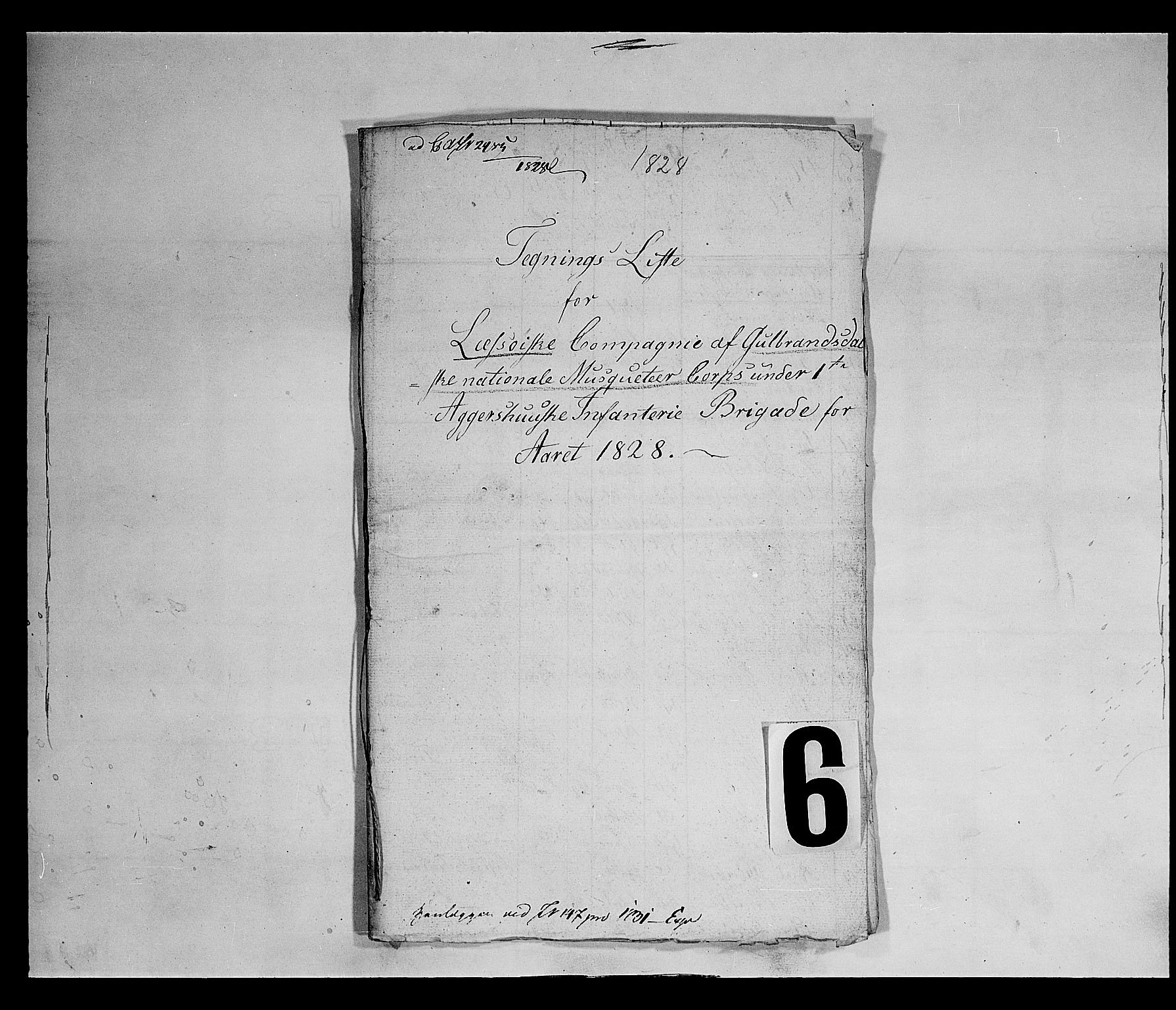 Fylkesmannen i Oppland, SAH/FYO-002/1/K/Ka/L1152: Gudbrandsdalen nasjonale musketérkorps - Lesjeske kompani, 1818-1860, s. 119