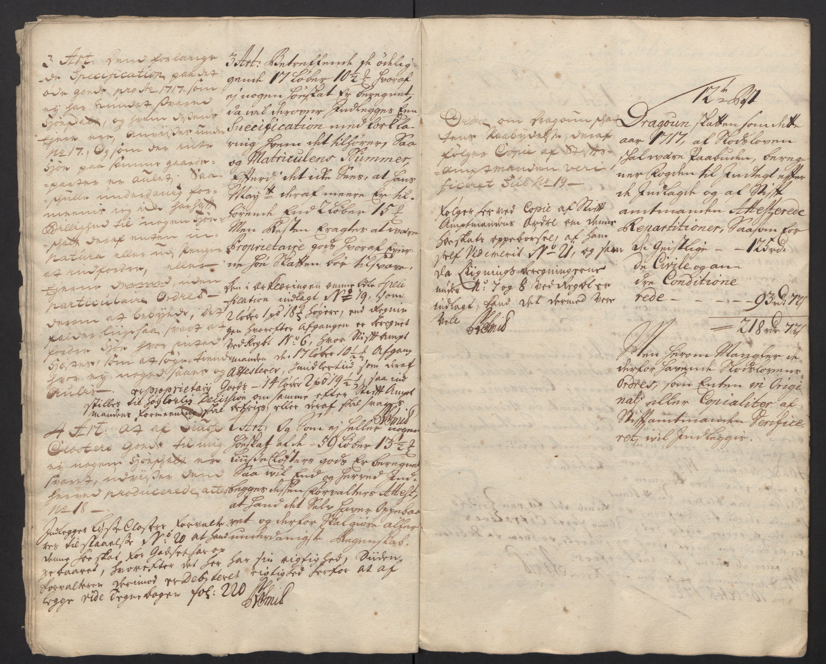 Rentekammeret inntil 1814, Reviderte regnskaper, Fogderegnskap, AV/RA-EA-4092/R51/L3201: Fogderegnskap Nordhordland og Voss, 1717, s. 259