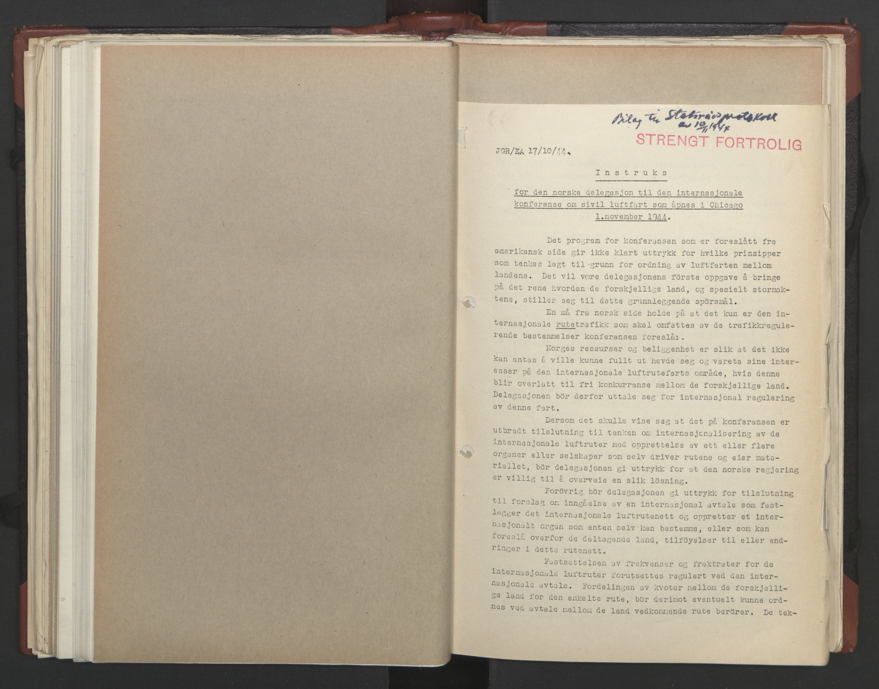 Statsrådssekretariatet, RA/S-1001/A/Ac/L0125: Kgl. res. 21/7-15/12, 1944, s. 152