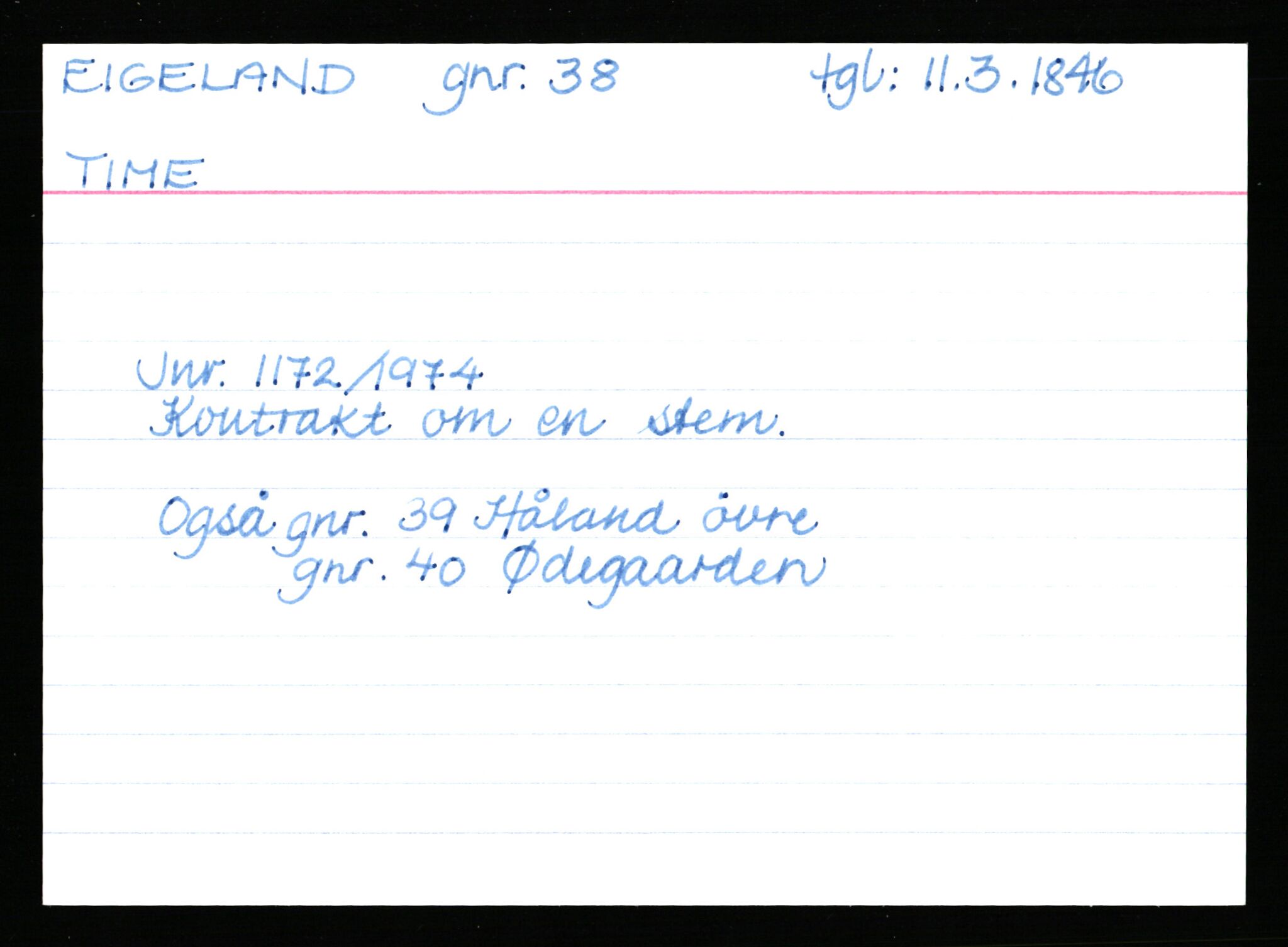 Statsarkivet i Stavanger, AV/SAST-A-101971/03/Y/Yk/L0008: Registerkort sortert etter gårdsnavn: Eig - Erlien, 1750-1930, s. 198
