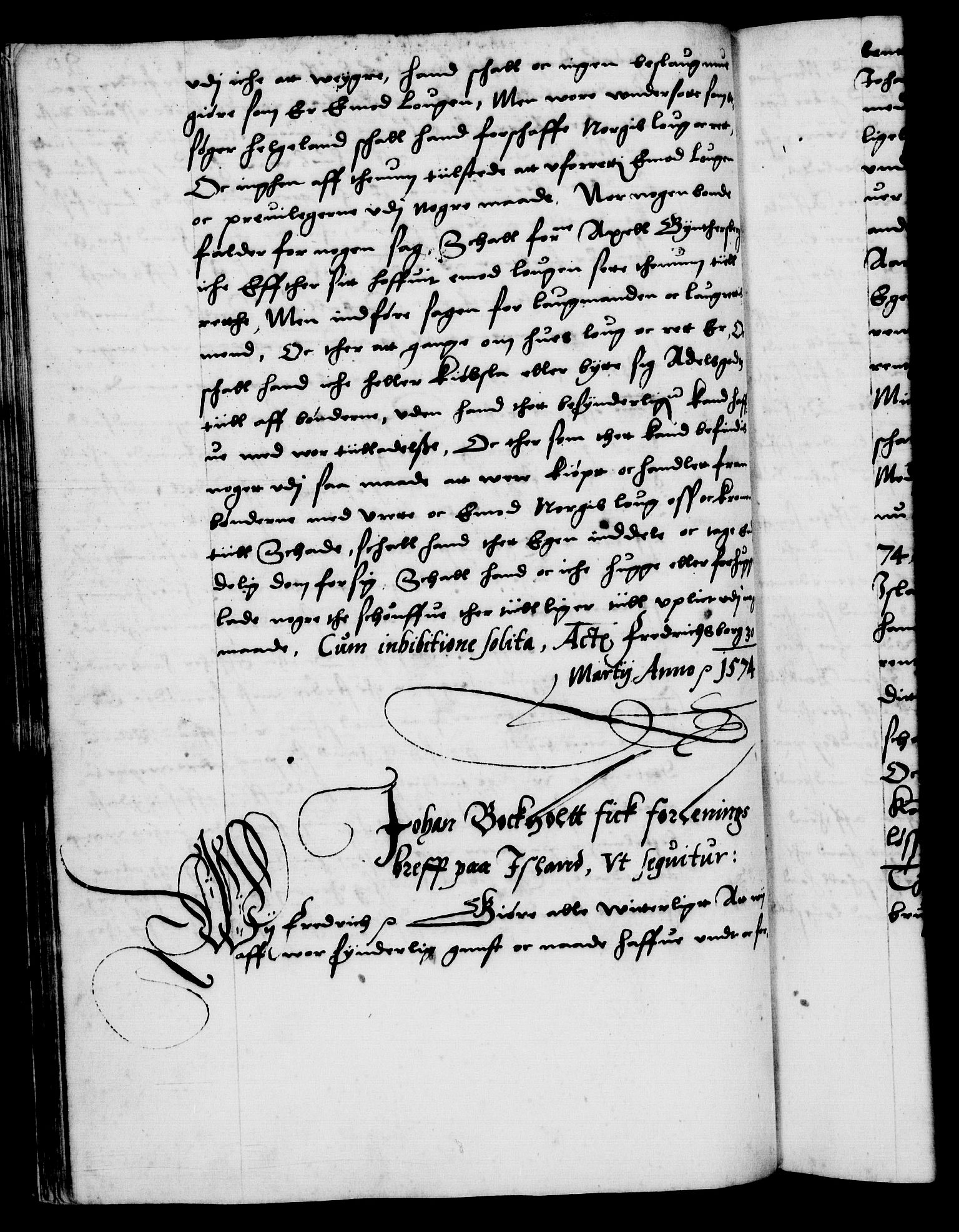 Danske Kanselli 1572-1799, AV/RA-EA-3023/F/Fc/Fca/Fcaa/L0001: Norske registre (mikrofilm), 1572-1588, s. 80b