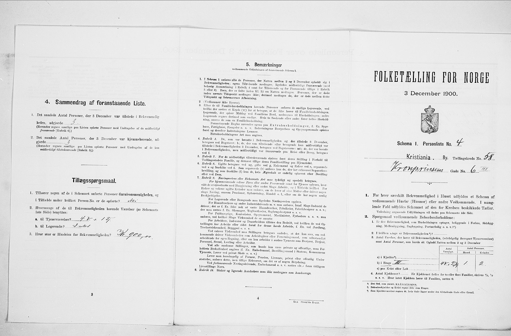 SAO, Folketelling 1900 for 0301 Kristiania kjøpstad, 1900, s. 49817
