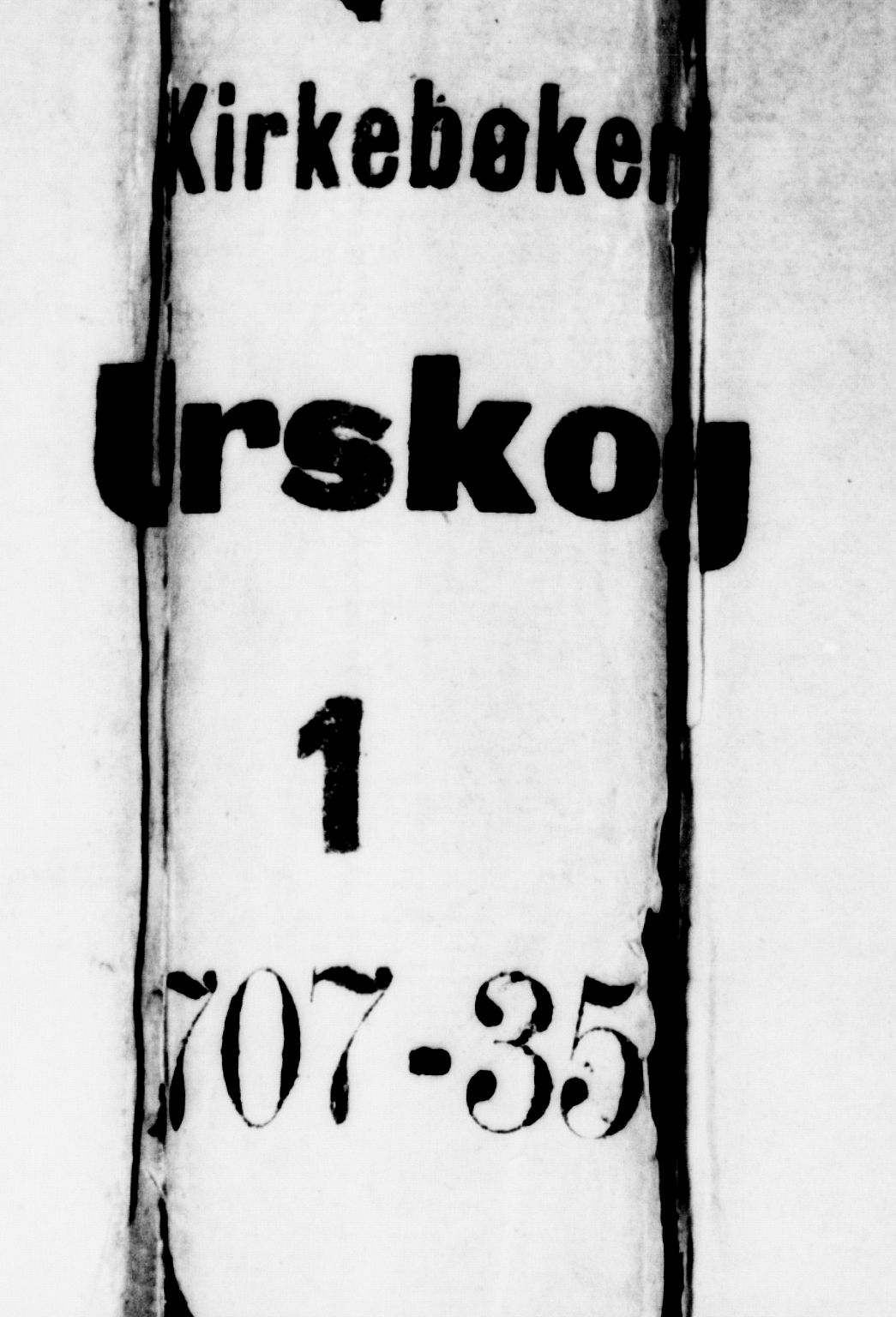 Aurskog prestekontor Kirkebøker, SAO/A-10304a/F/Fa/L0001: Ministerialbok nr. I 1, 1707-1735