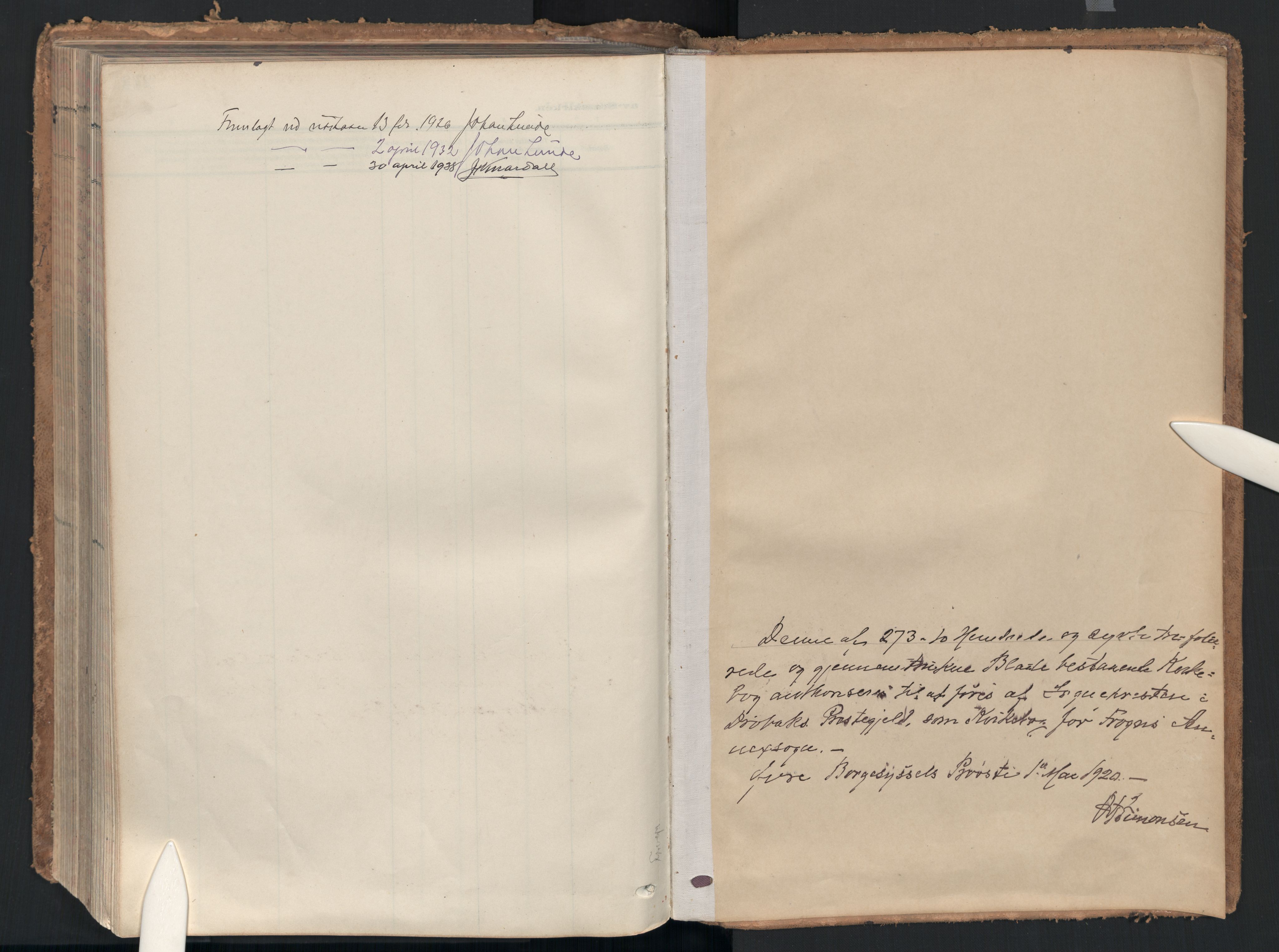 Drøbak prestekontor Kirkebøker, AV/SAO-A-10142a/F/Fc/L0004: Ministerialbok nr. III 4, 1919-1935