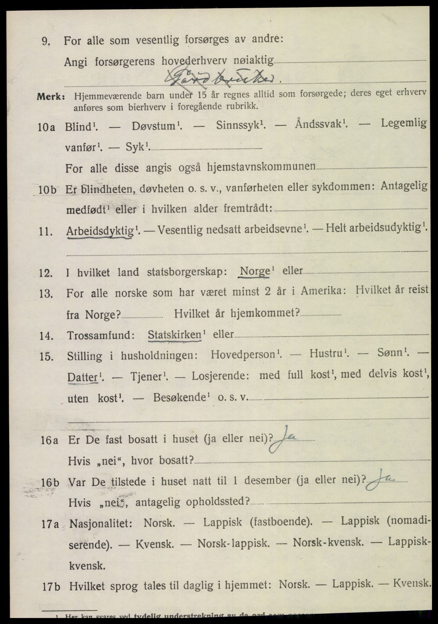 SAT, Folketelling 1920 for 1718 Leksvik herred, 1920, s. 6391