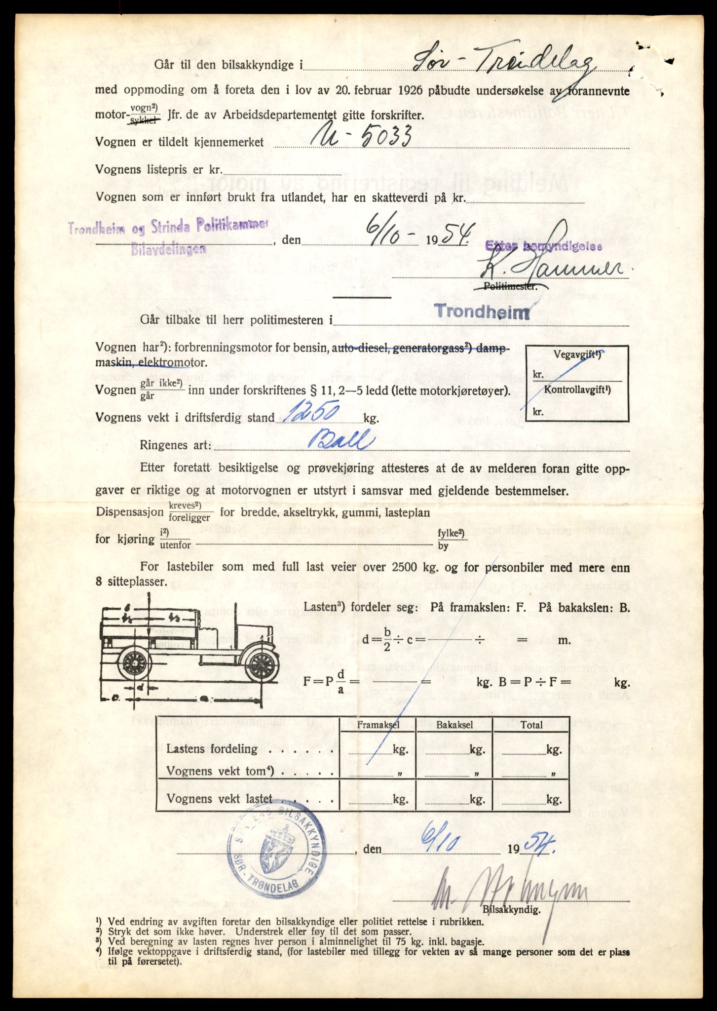 Møre og Romsdal vegkontor - Ålesund trafikkstasjon, SAT/A-4099/F/Fe/L0008: Registreringskort for kjøretøy T 747 - T 894, 1927-1998, s. 1441