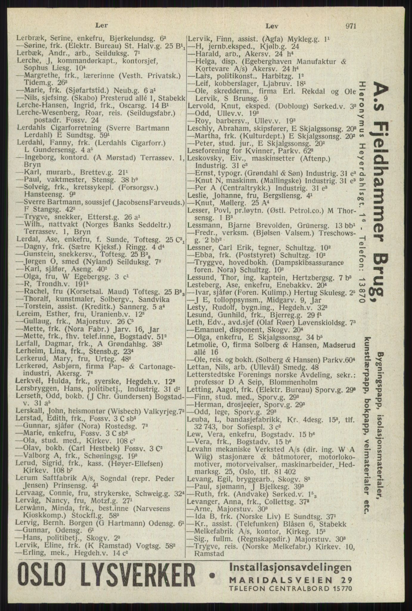 Kristiania/Oslo adressebok, PUBL/-, 1941, s. 971