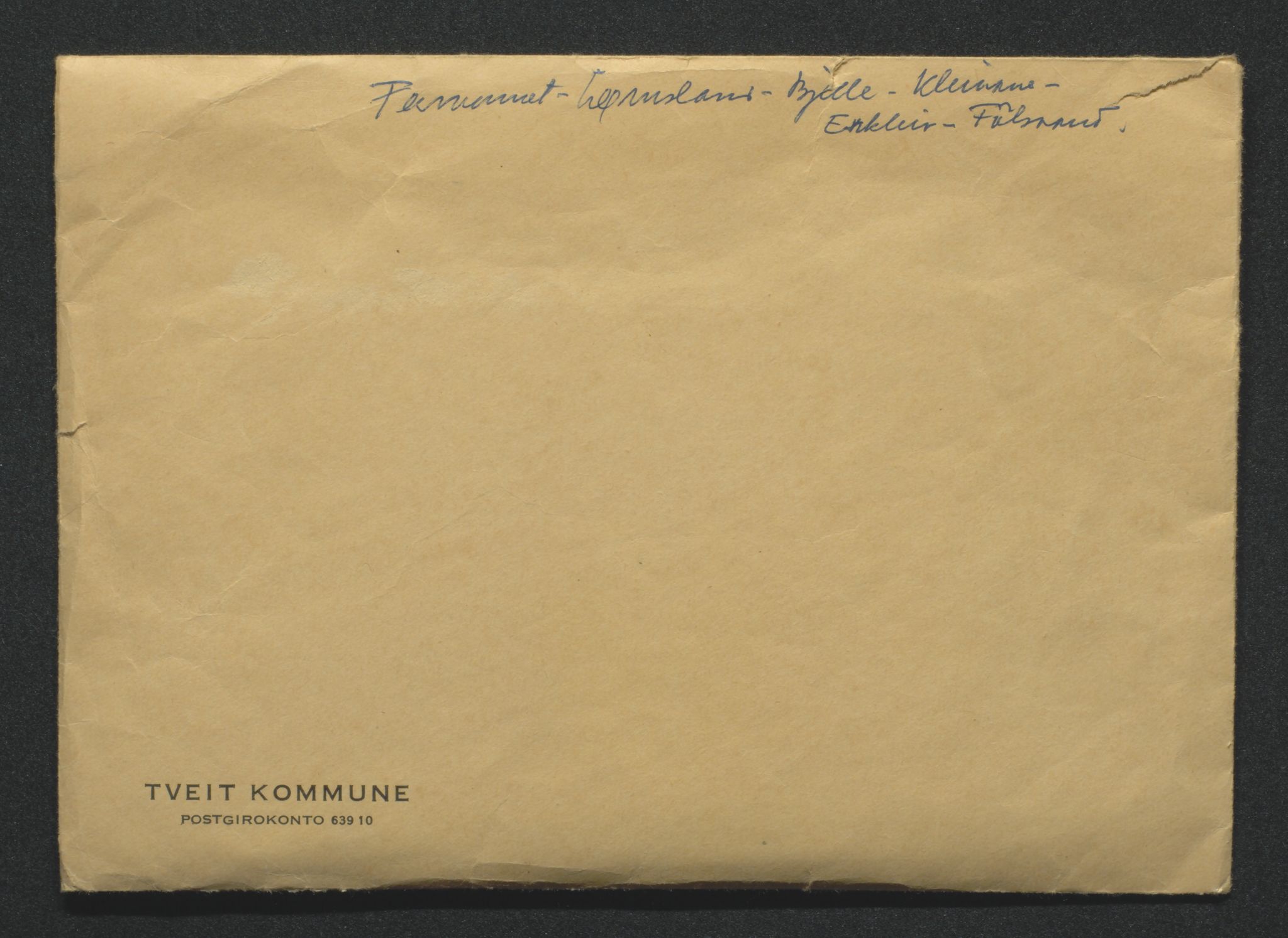 Tveit bygdesogenemnd, AV/SAK-D/0770/F/L0001: A - Emneordnet materiale, 1576-1945, s. 262