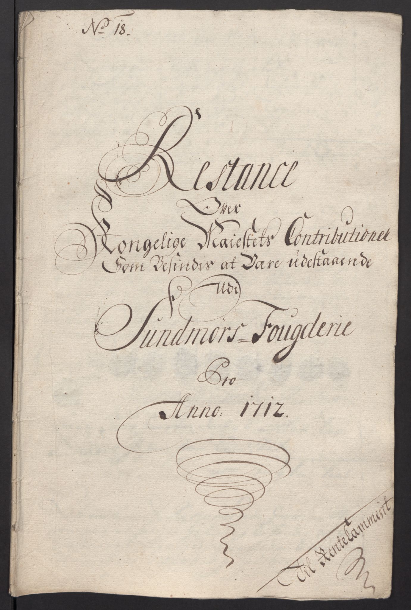 Rentekammeret inntil 1814, Reviderte regnskaper, Fogderegnskap, RA/EA-4092/R54/L3565: Fogderegnskap Sunnmøre, 1712-1713, s. 218