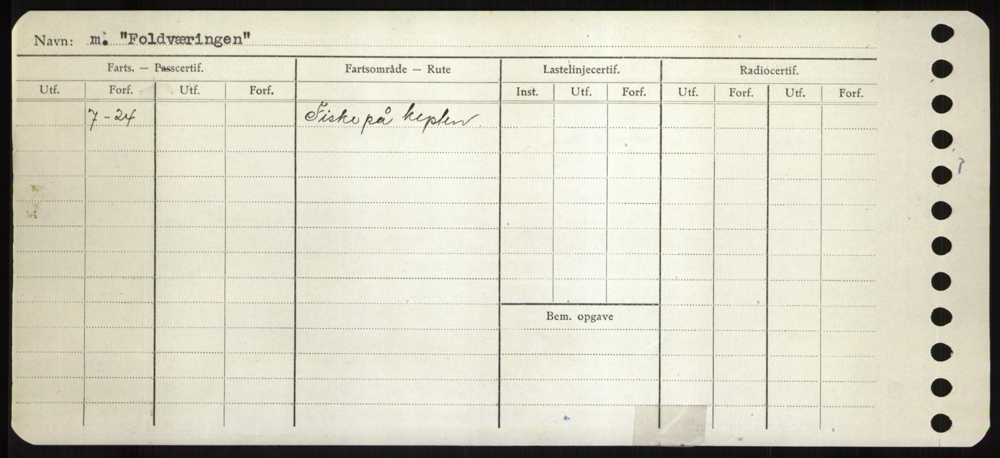 Sjøfartsdirektoratet med forløpere, Skipsmålingen, RA/S-1627/H/Hd/L0011: Fartøy, Fla-Får, s. 132