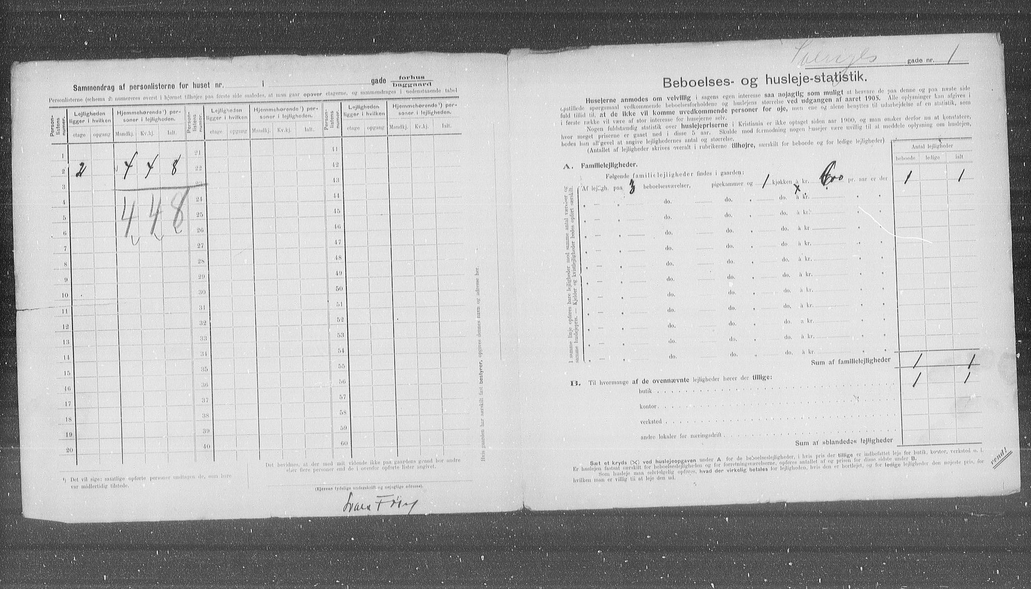 OBA, Kommunal folketelling 31.12.1905 for Kristiania kjøpstad, 1905, s. 55269