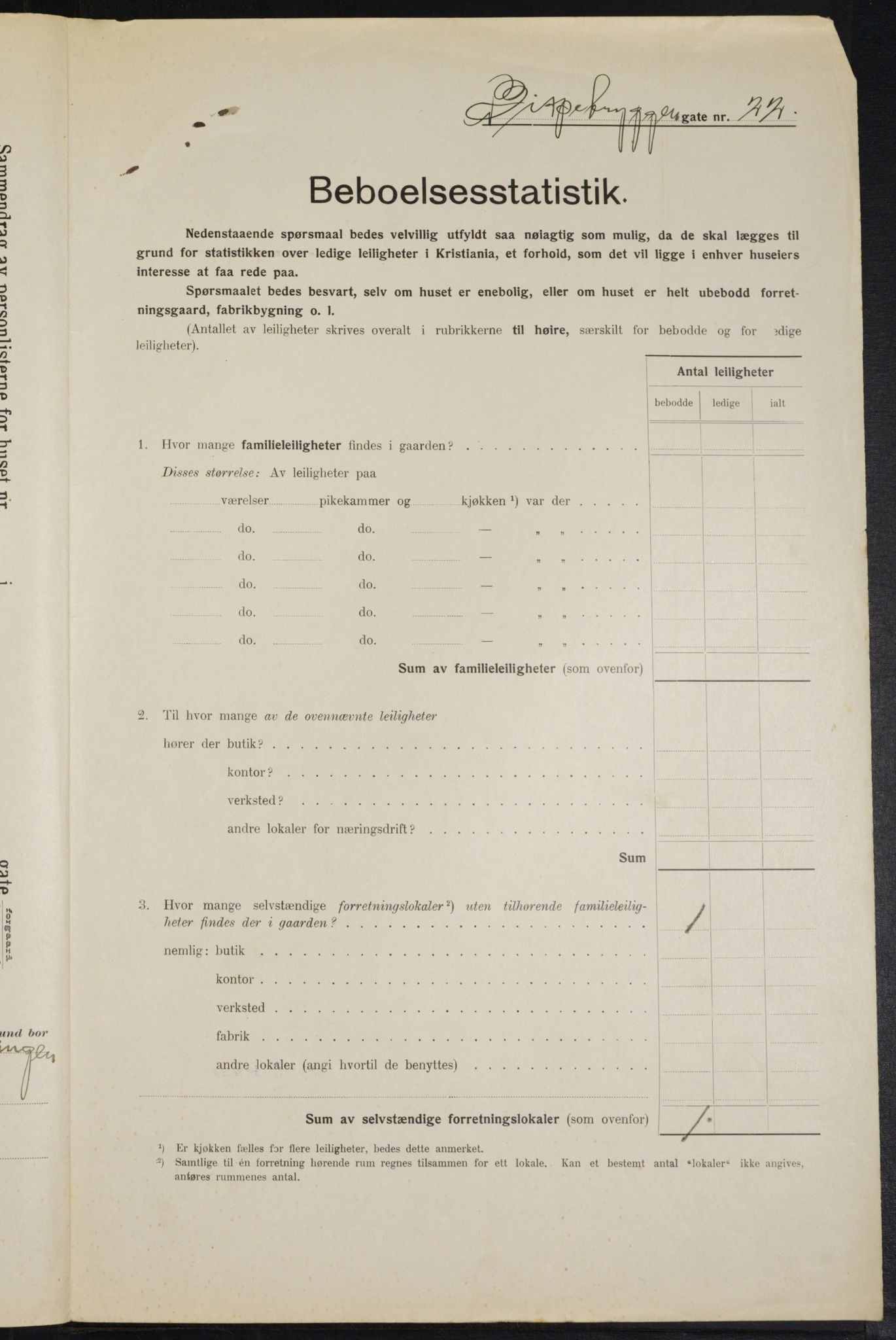 OBA, Kommunal folketelling 1.2.1914 for Kristiania, 1914, s. 5344