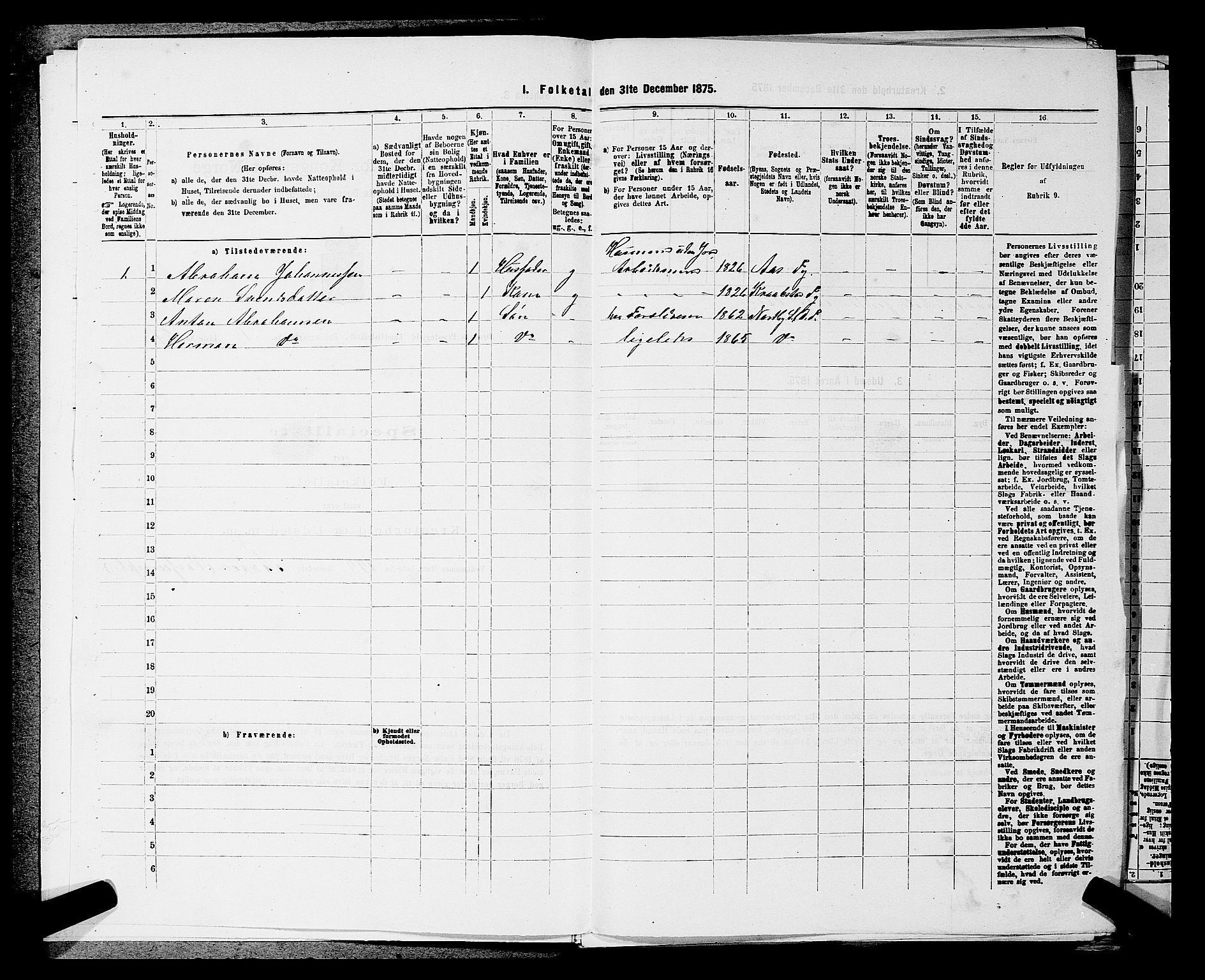 RA, Folketelling 1875 for 0215L Drøbak prestegjeld, Frogn sokn, 1875, s. 182