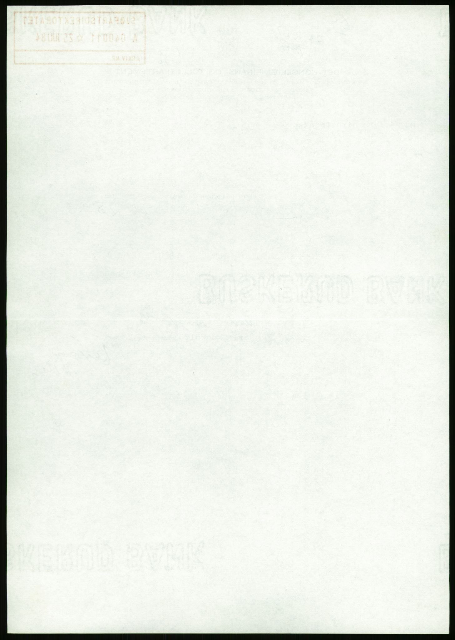 Sjøfartsdirektoratet med forløpere, generelt arkiv, AV/RA-S-1407/D/Du/Duc/L0642/0001: Skipskontrollen - Forskrifter / Forskrift om utleiebåter (2 mapper), 1978-1987, s. 456