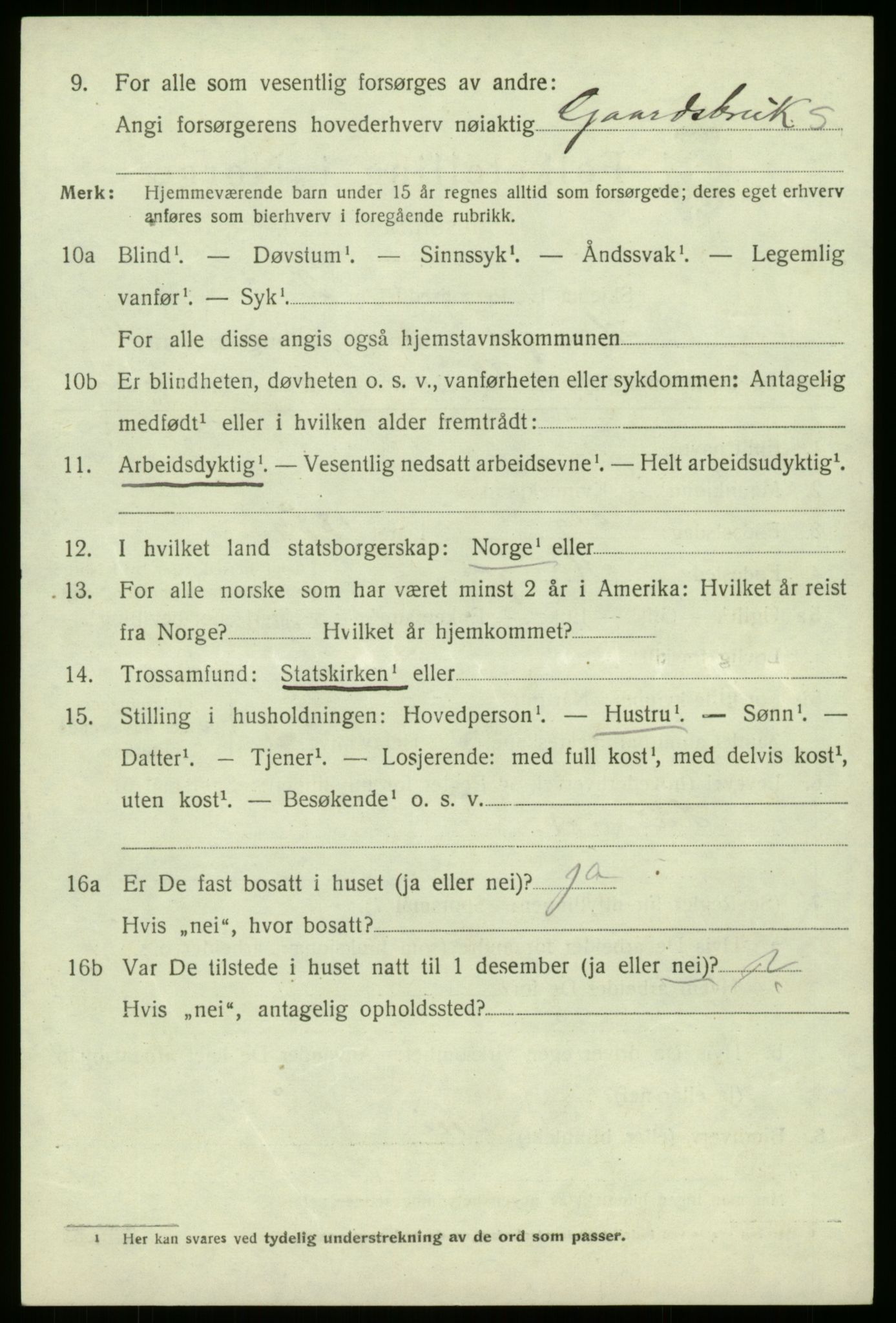 SAB, Folketelling 1920 for 1261 Manger herred, 1920, s. 8375