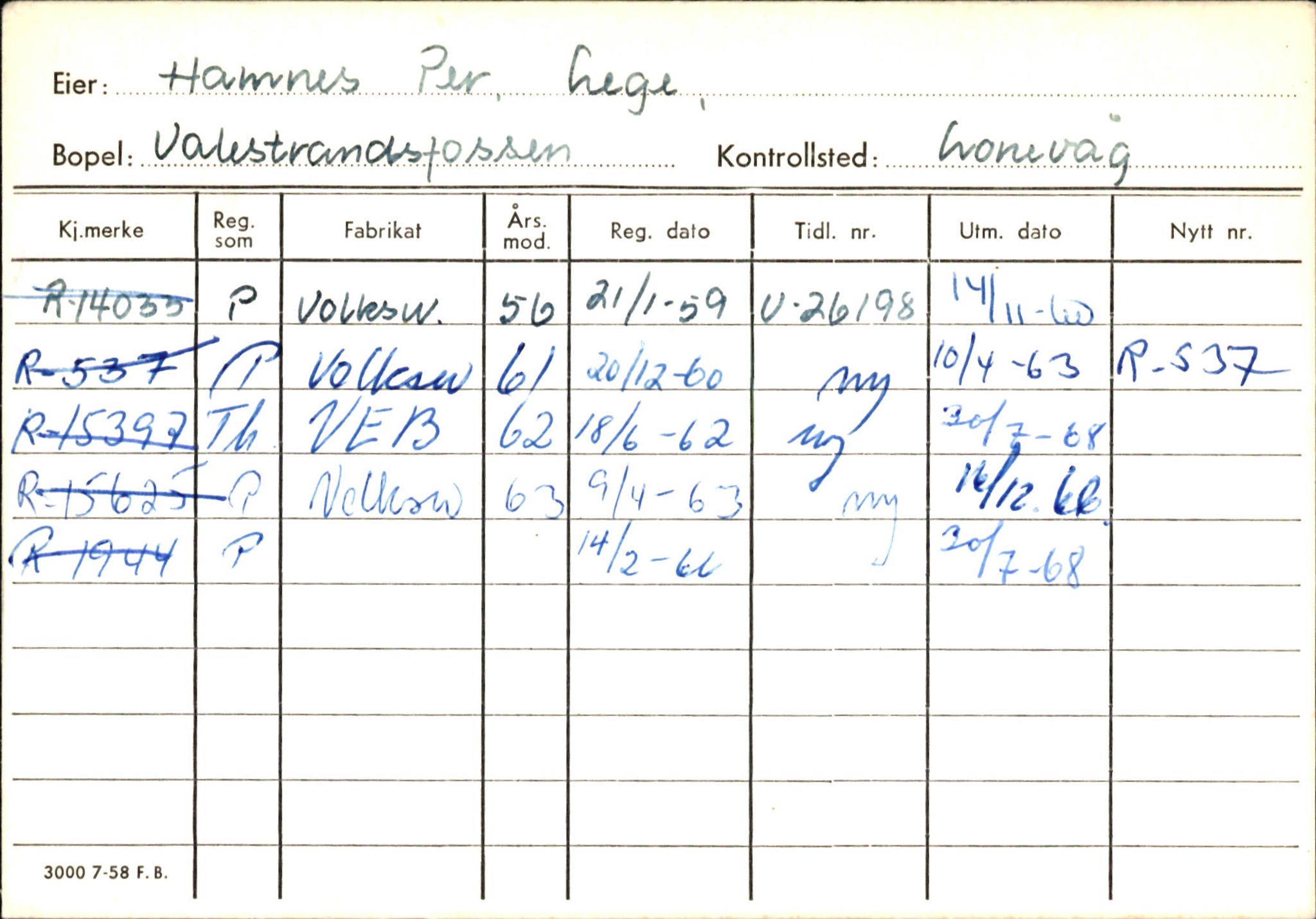 Statens vegvesen, Hordaland vegkontor, AV/SAB-A-5201/2/Ha/L0018: R-eierkort H, 1920-1971, s. 577