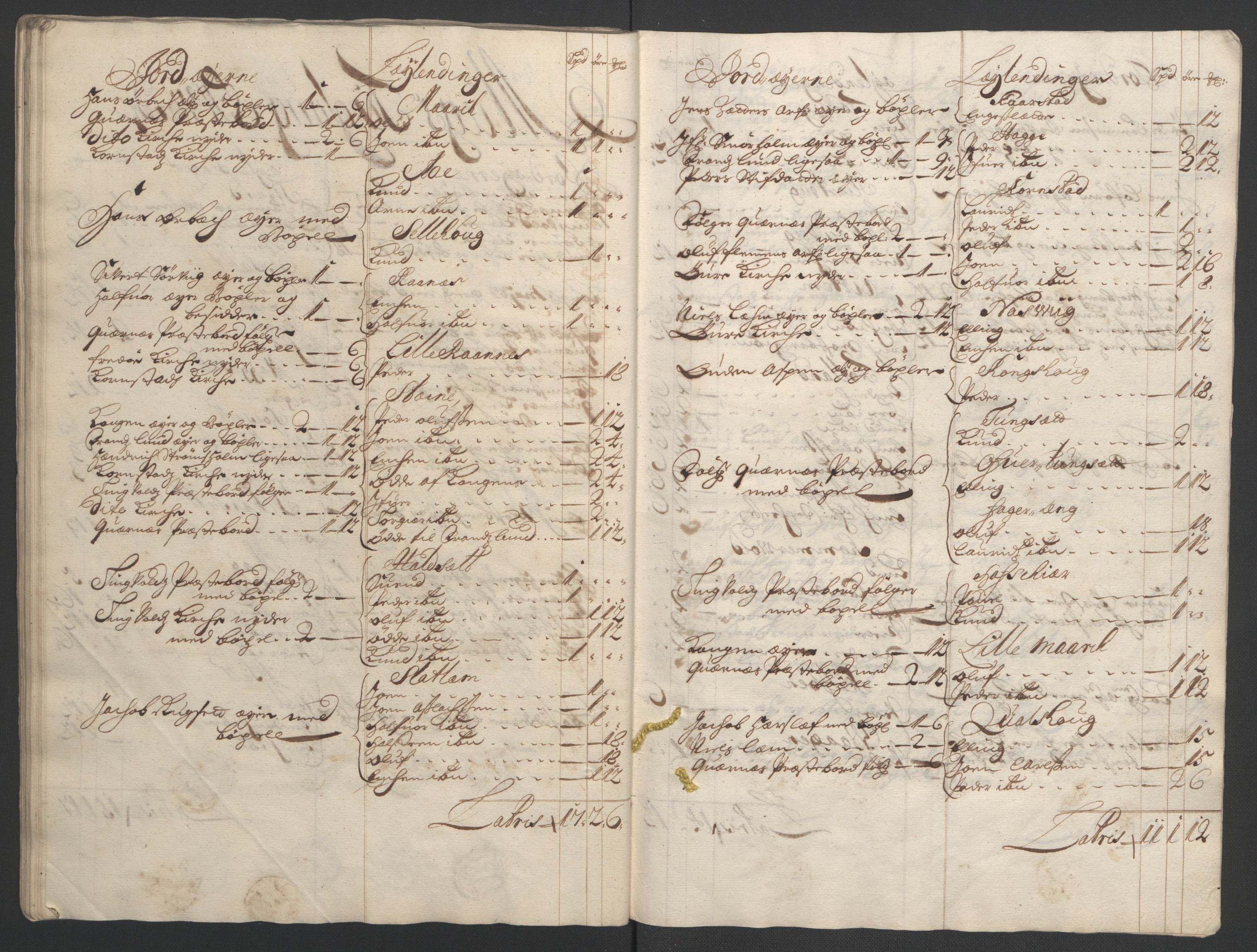 Rentekammeret inntil 1814, Reviderte regnskaper, Fogderegnskap, AV/RA-EA-4092/R56/L3736: Fogderegnskap Nordmøre, 1694-1696, s. 56