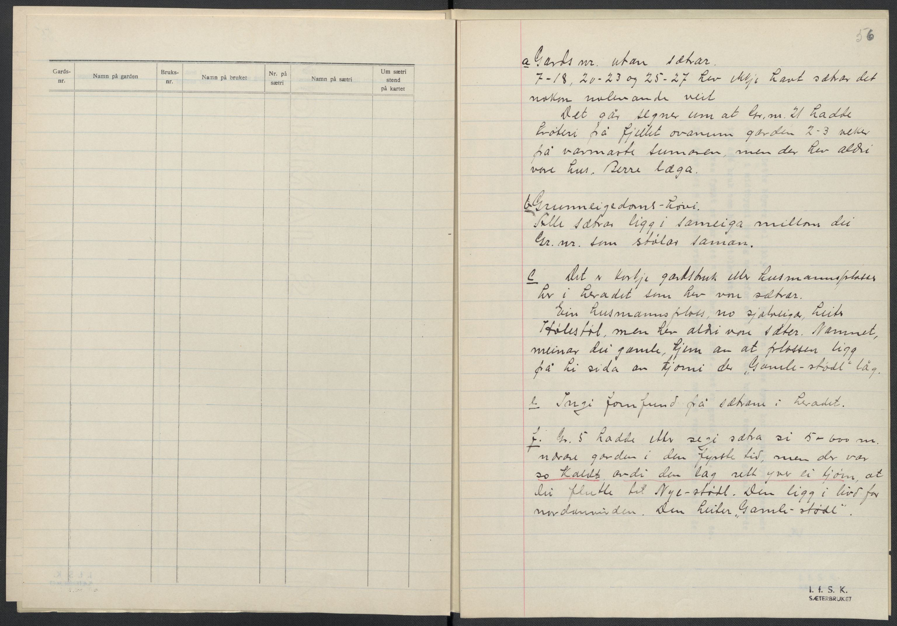 Instituttet for sammenlignende kulturforskning, AV/RA-PA-0424/F/Fc/L0009/0002: Eske B9: / Rogaland (perm XXIII), 1932-1938, s. 56