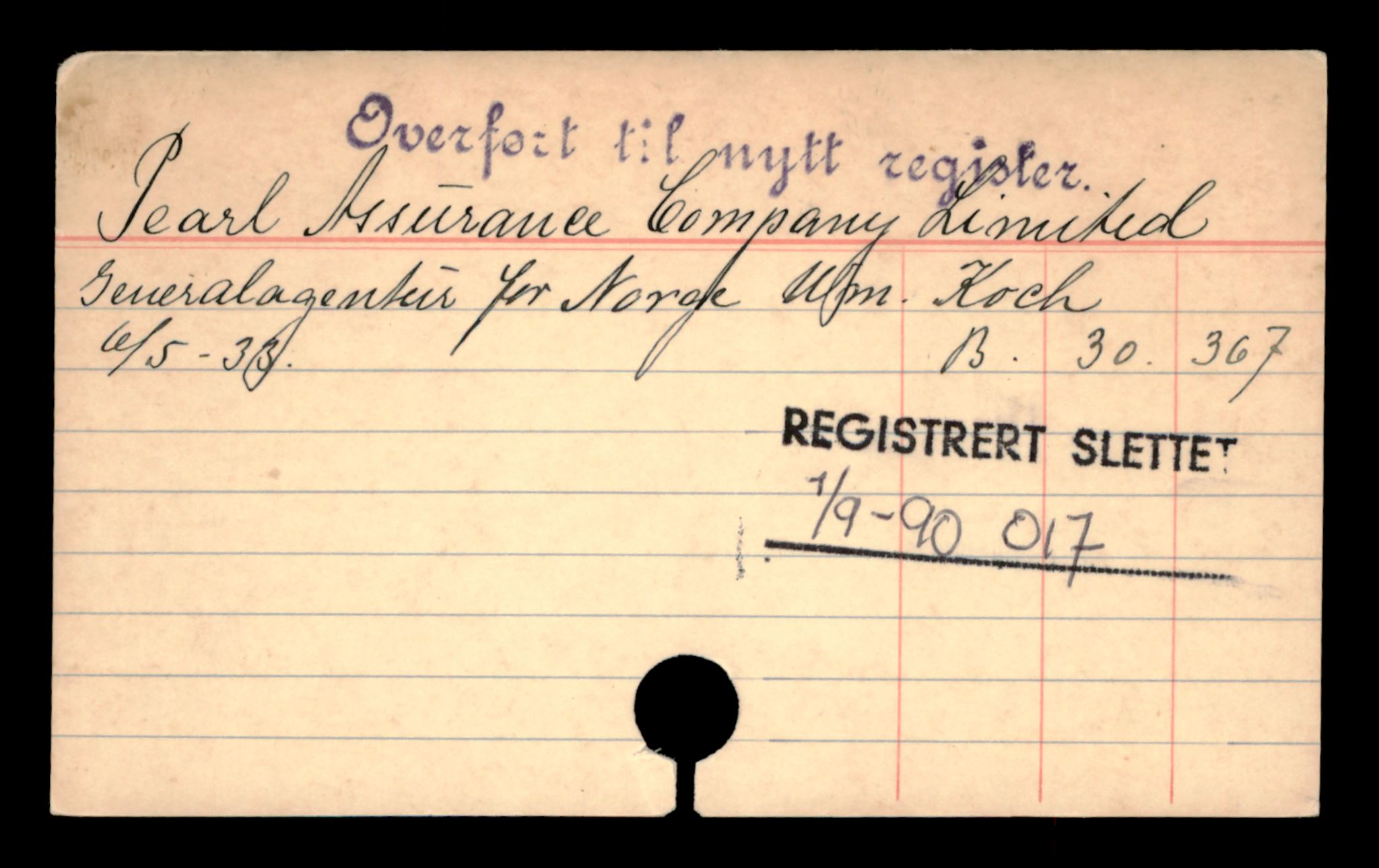 Oslo byfogd, Handelsregisteret, SAT/A-10867/G/Ga/Gad/L0023: Kartotekkort, Pe-Qv, 1890-1990