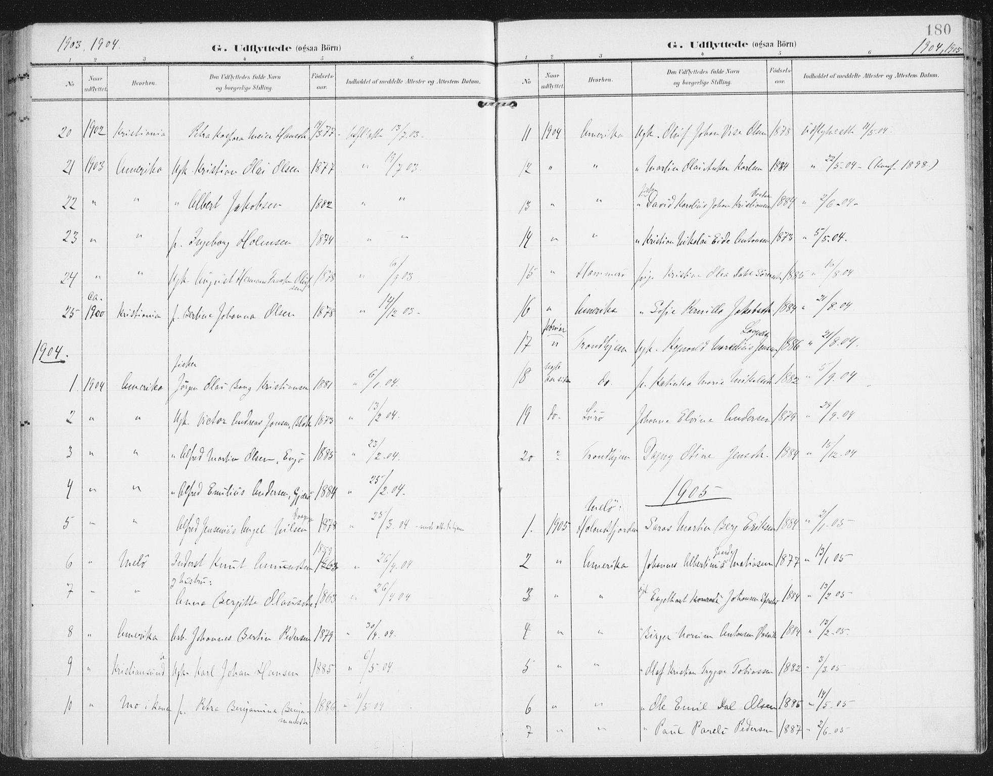 Ministerialprotokoller, klokkerbøker og fødselsregistre - Nordland, AV/SAT-A-1459/841/L0612: Ministerialbok nr. 841A15, 1902-1910, s. 180