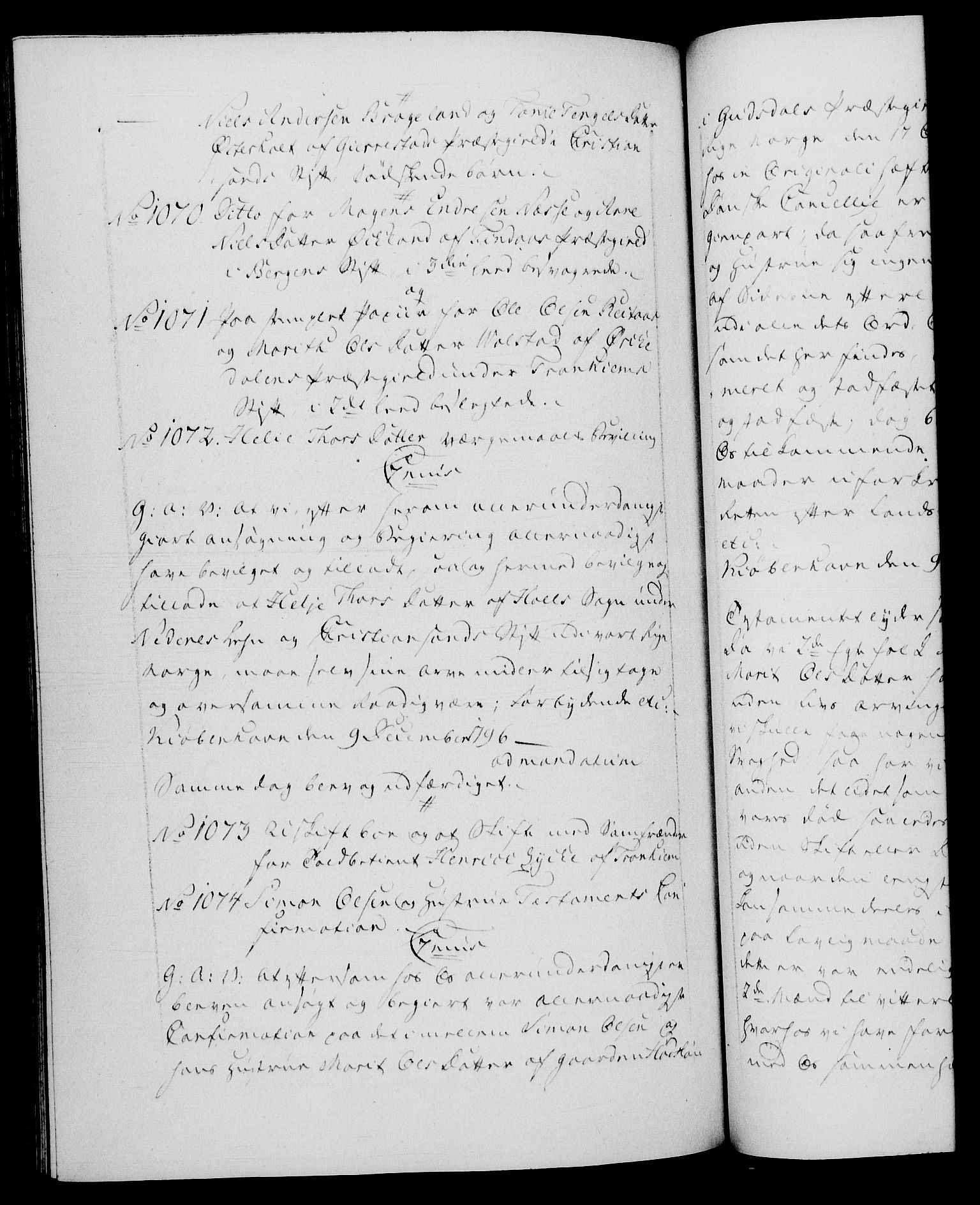 Danske Kanselli 1572-1799, RA/EA-3023/F/Fc/Fca/Fcaa/L0056: Norske registre, 1795-1796, s. 1040b