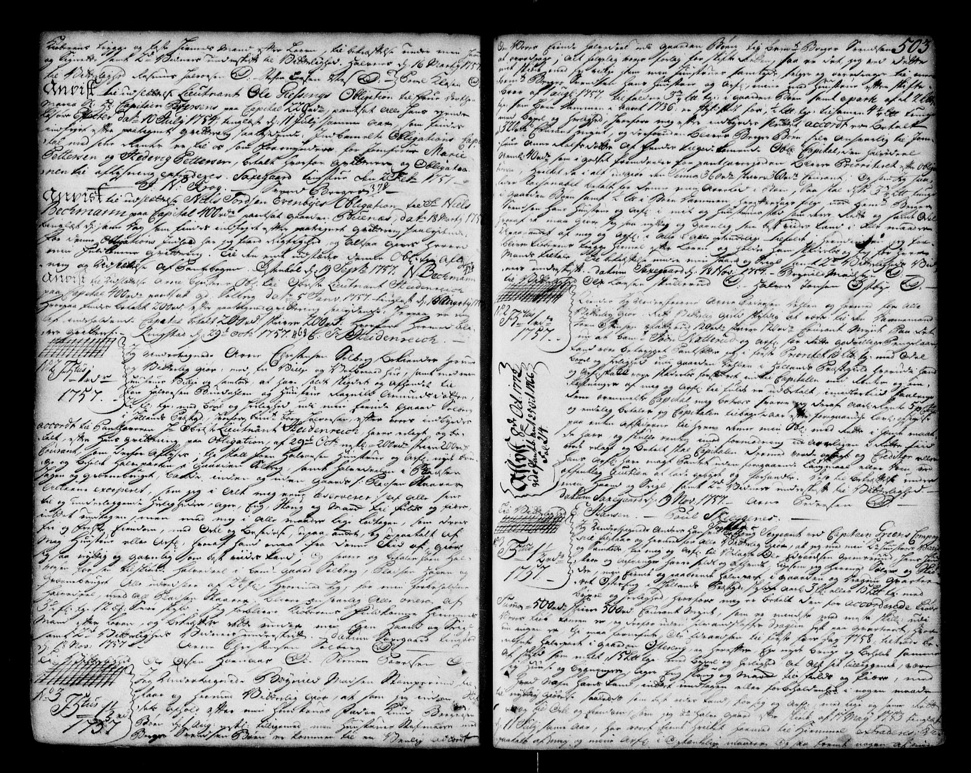 Nedre Romerike sorenskriveri, SAO/A-10469/G/Gb/Gba/L0004: Pantebok nr. 4, 1742-1759, s. 503