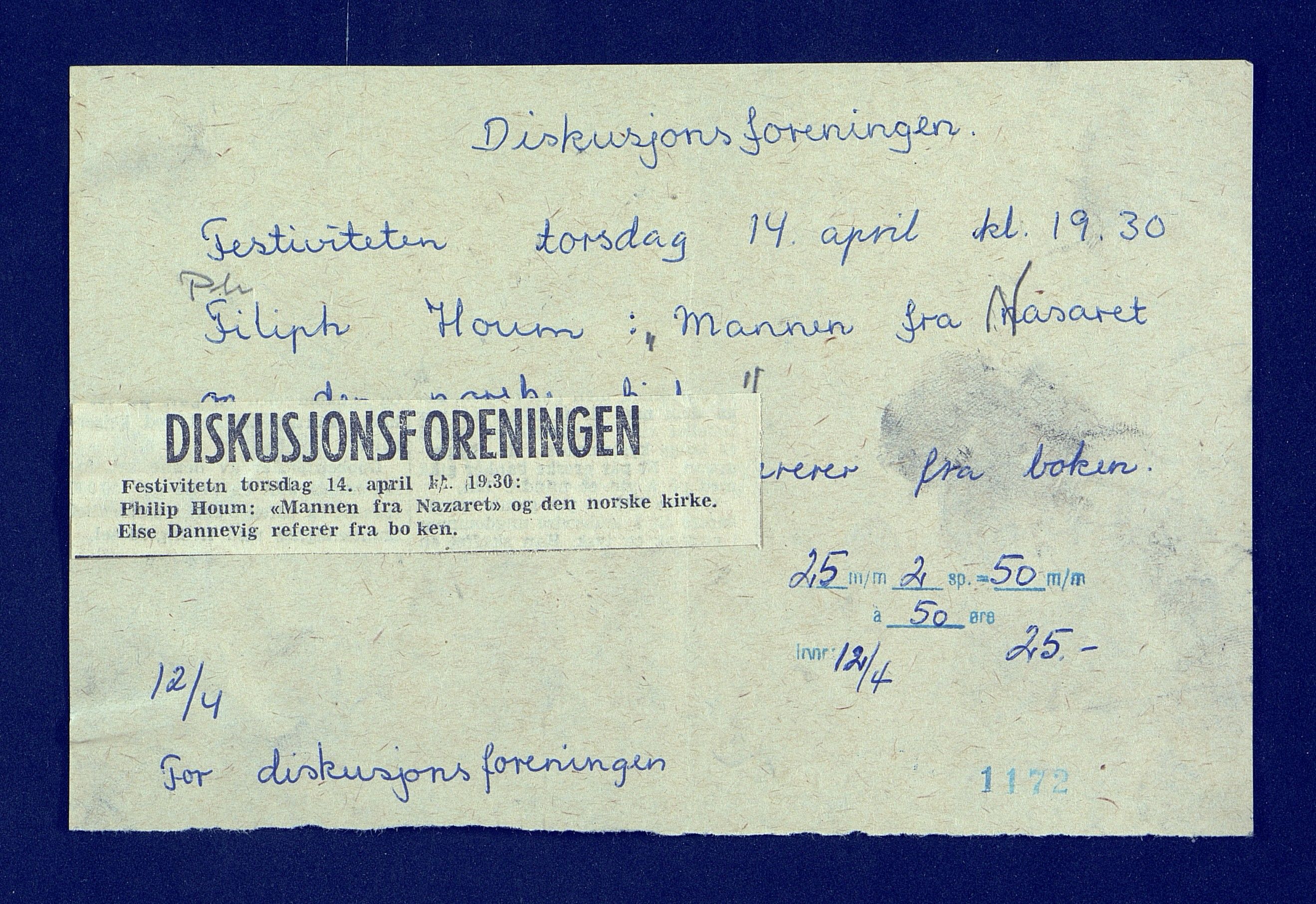 Samling av foreningsarkiv. A-Å, AAKS/PA-1059/F/L0014: Foreninger, Arendal