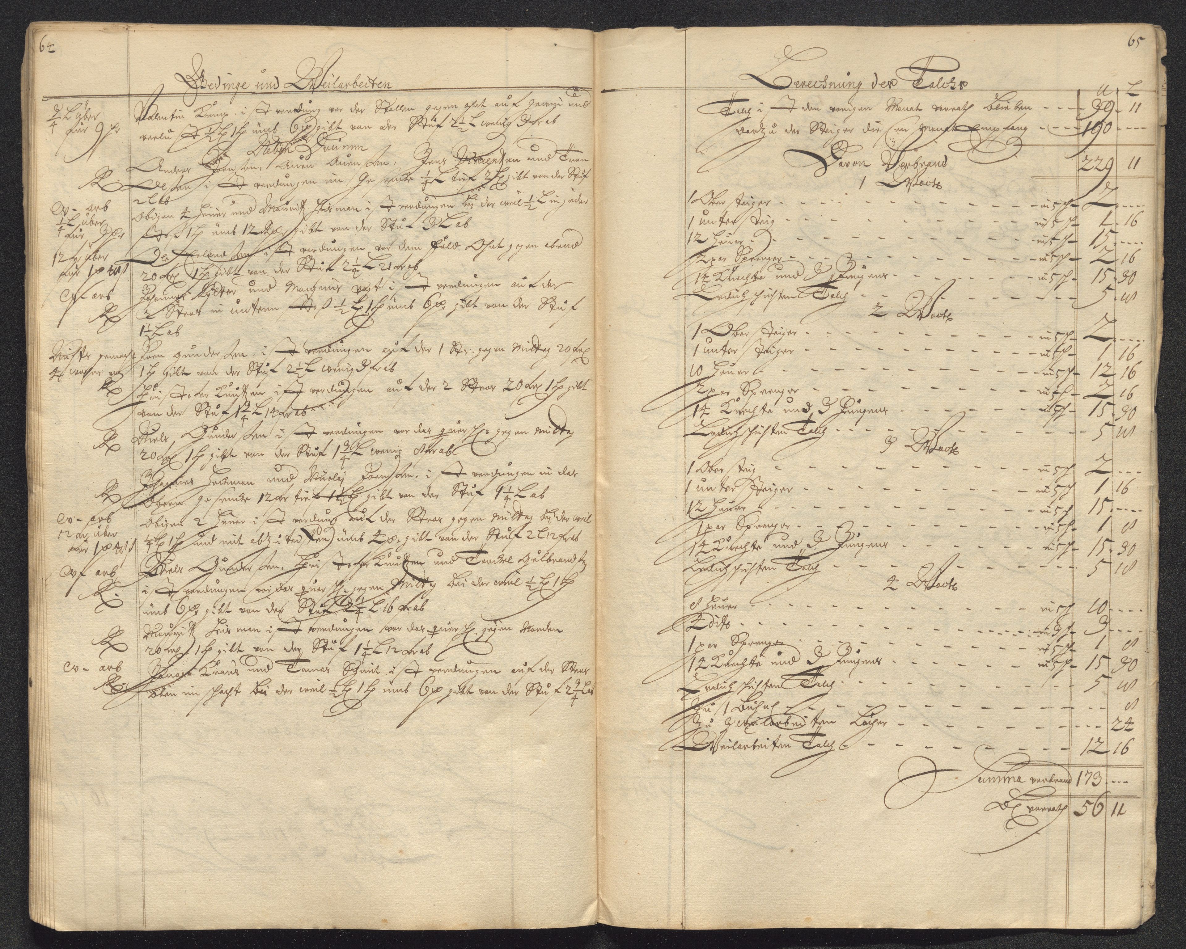 Kongsberg Sølvverk 1623-1816, AV/SAKO-EA-3135/001/D/Dc/Dcd/L0098: Utgiftsregnskap for gruver m.m. , 1710, s. 117