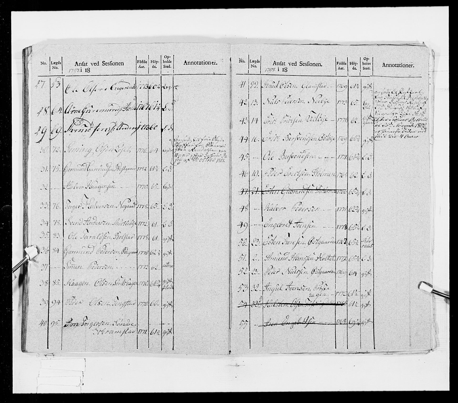 Generalitets- og kommissariatskollegiet, Det kongelige norske kommissariatskollegium, AV/RA-EA-5420/E/Eh/L0025: Skiløperkompaniene, 1766-1803, s. 226