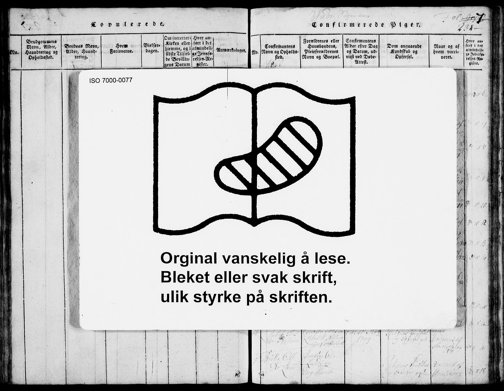 Skjold sokneprestkontor, AV/SAST-A-101847/H/Ha/Hab/L0002: Klokkerbok nr. B 2 /2, 1815-1830, s. 238