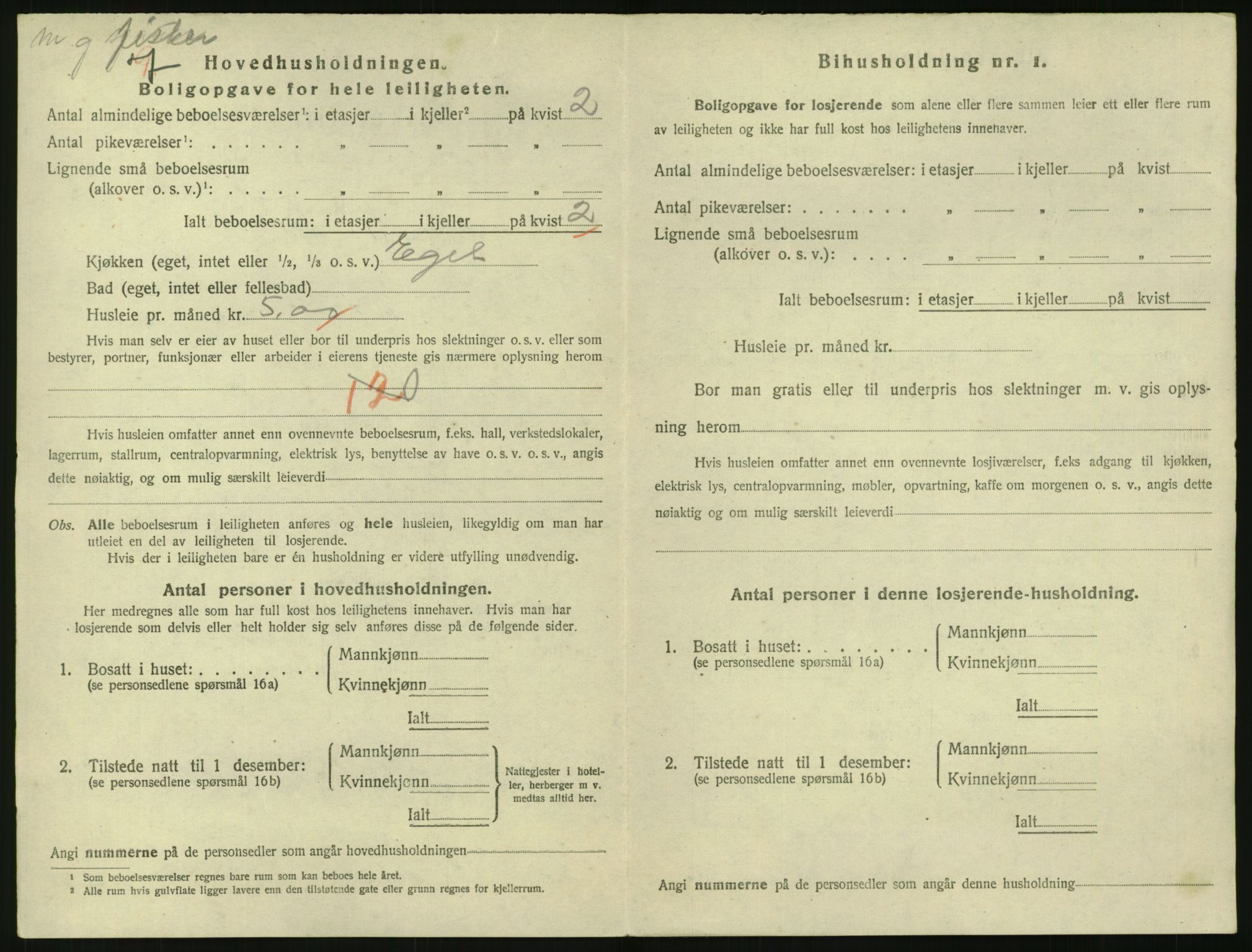 SAK, Folketelling 1920 for 0901 Risør kjøpstad, 1920, s. 3016