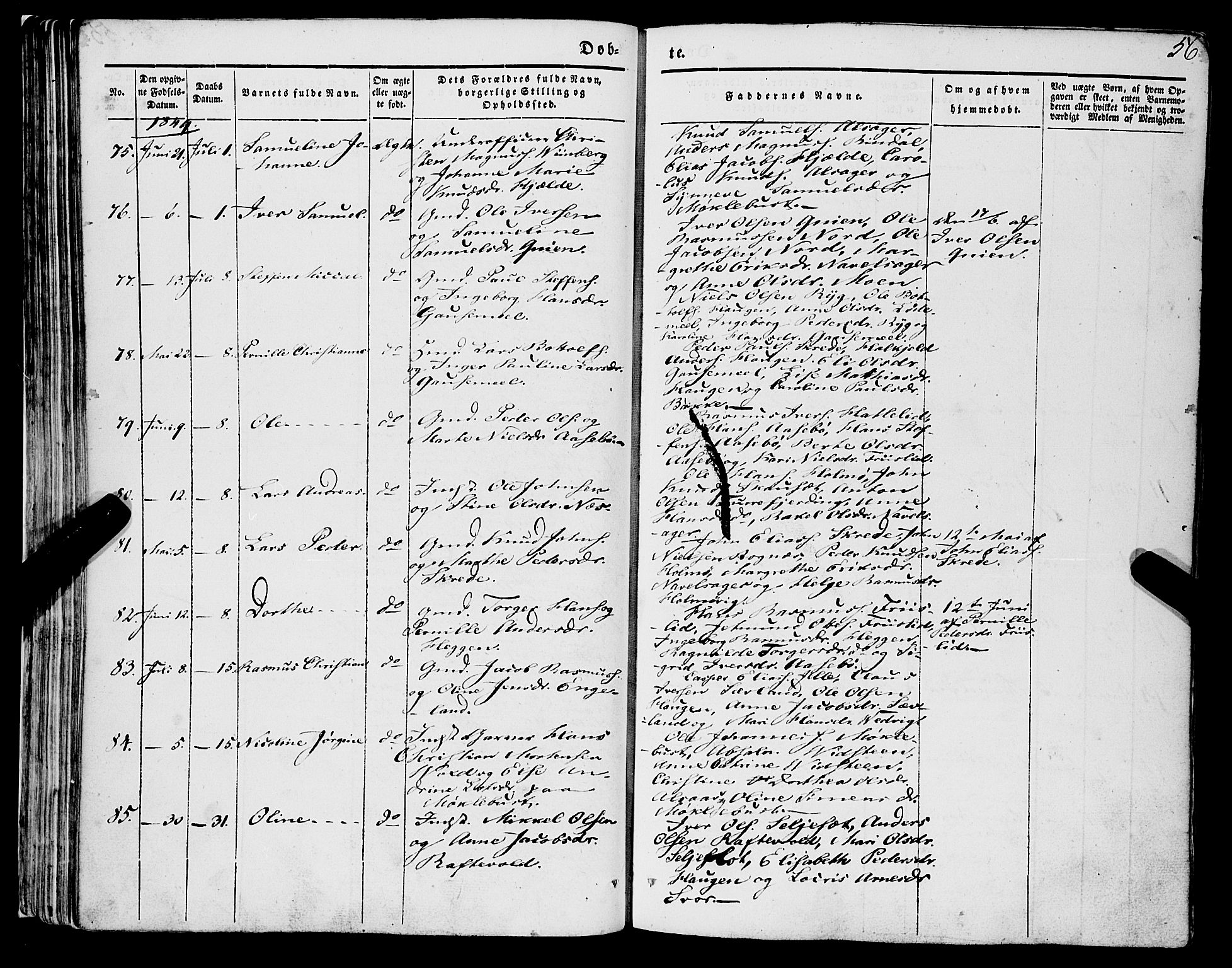 Eid sokneprestembete, AV/SAB-A-82301/H/Haa/Haaa/L0007: Ministerialbok nr. A 7, 1844-1858, s. 56