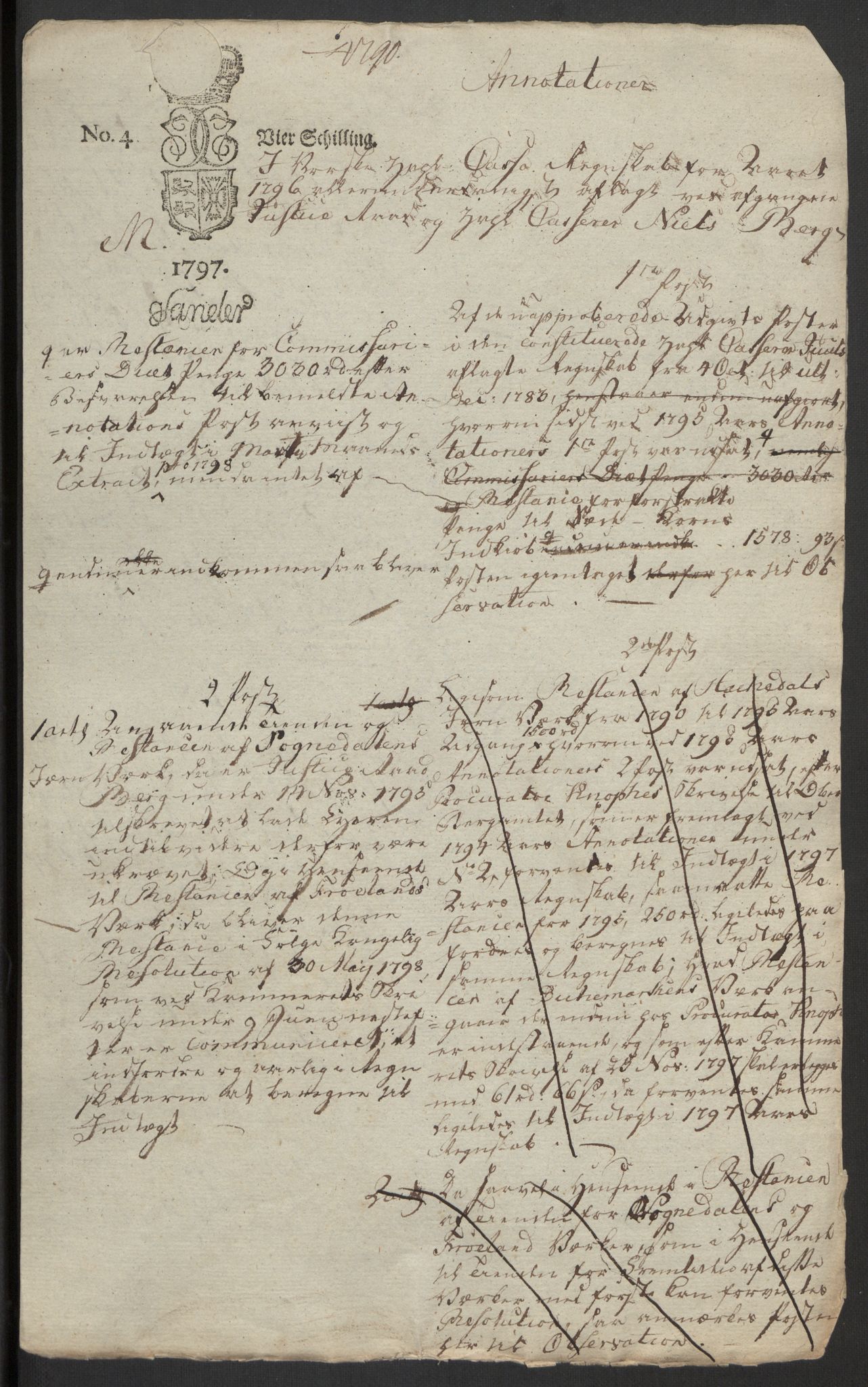 Rentekammeret inntil 1814, Realistisk ordnet avdeling, RA/EA-4070/G/Gb/Gbb/L0029/0001: Jernverk / [Db II 6]: Dokumenter om Lesja, Moss, Mostadmarken, Nissedal (og Omdal kobberverk), Odal, Osen (Romsdal) og Vigeland jernverk, 1670-1810, s. 20