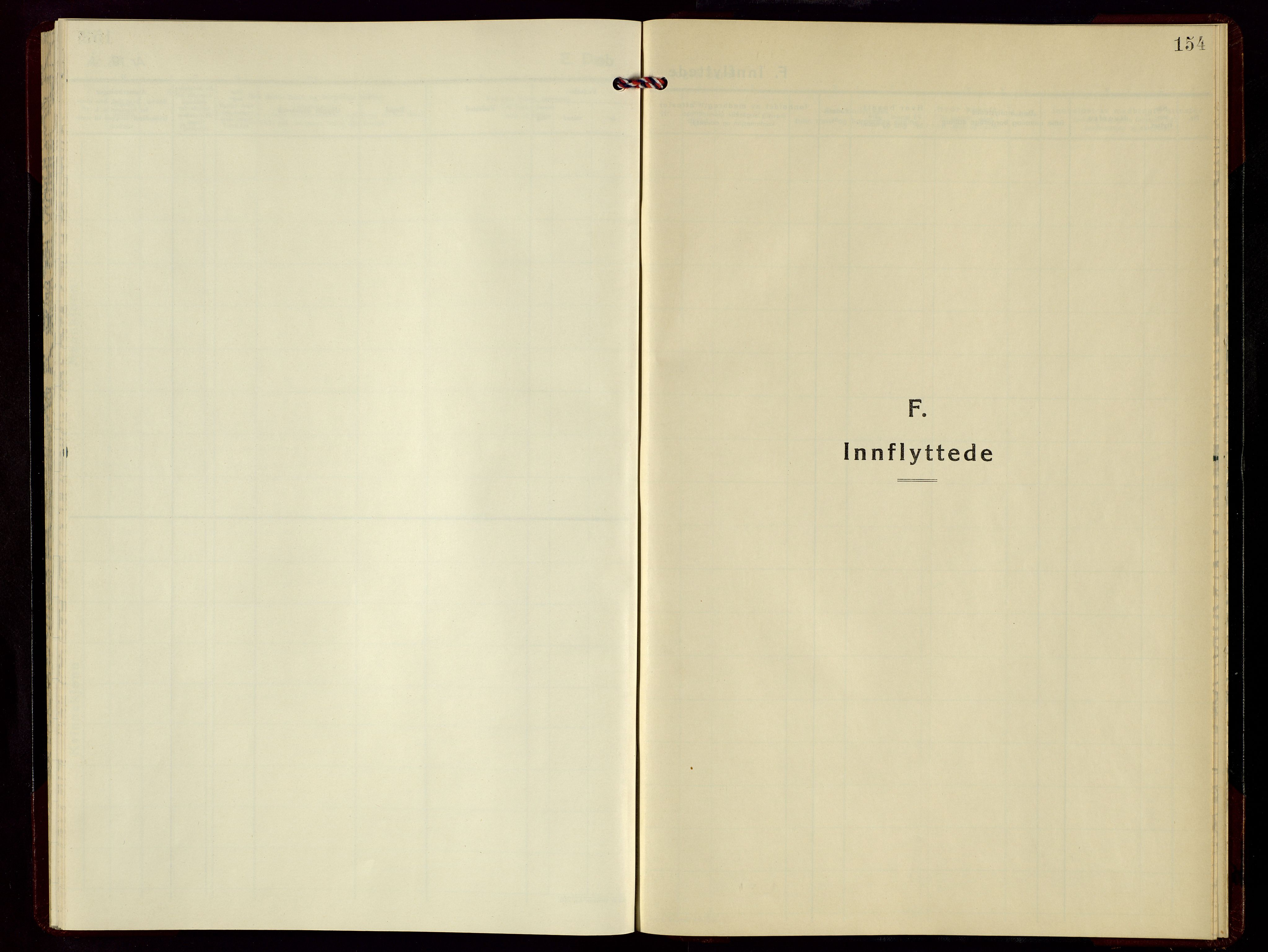 Torvastad sokneprestkontor, SAST/A -101857/H/Ha/Hab/L0010: Klokkerbok nr. B 10, 1947-1959, s. 154