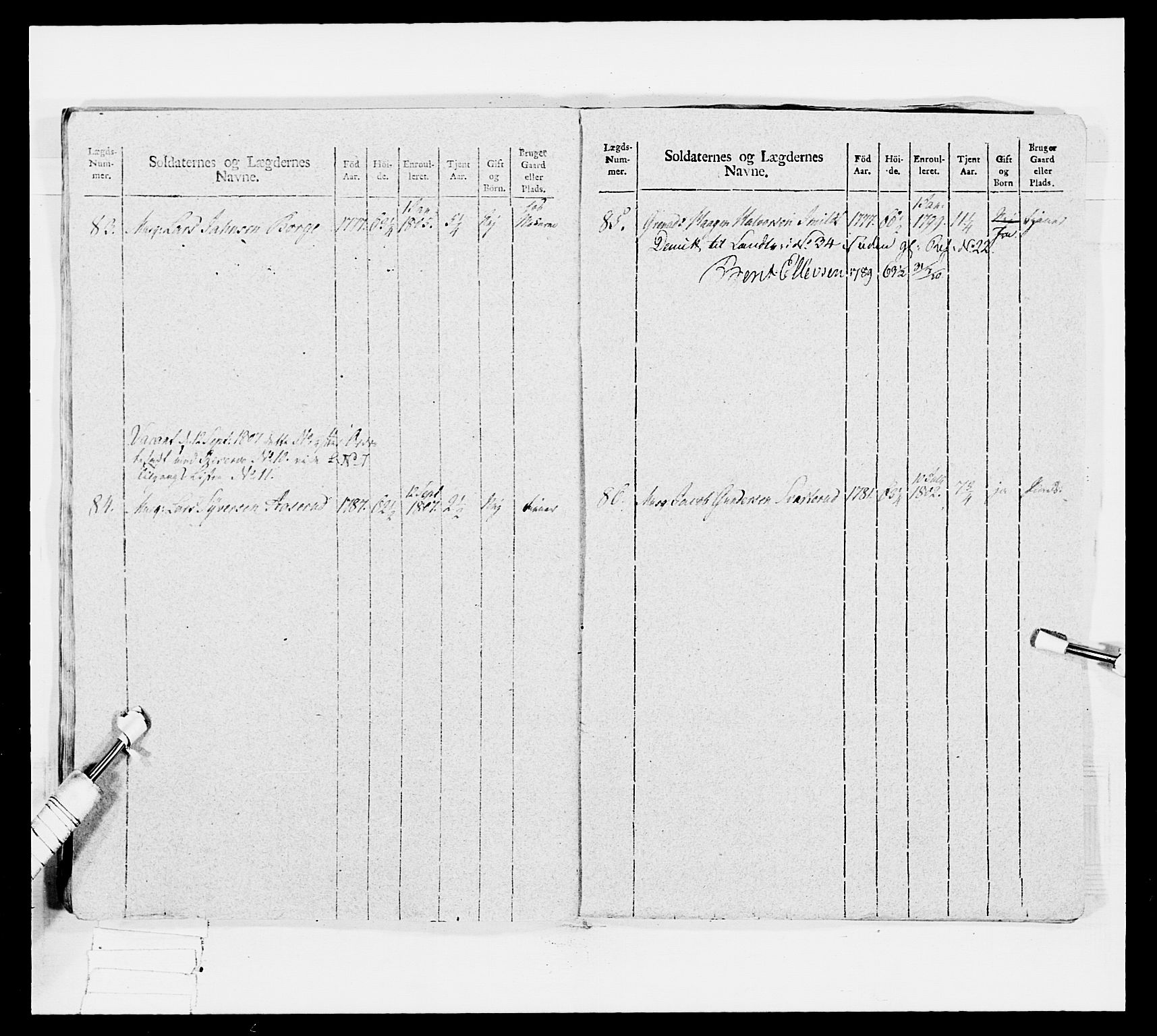 Generalitets- og kommissariatskollegiet, Det kongelige norske kommissariatskollegium, AV/RA-EA-5420/E/Eh/L0033: Nordafjelske gevorbne infanteriregiment, 1810, s. 507