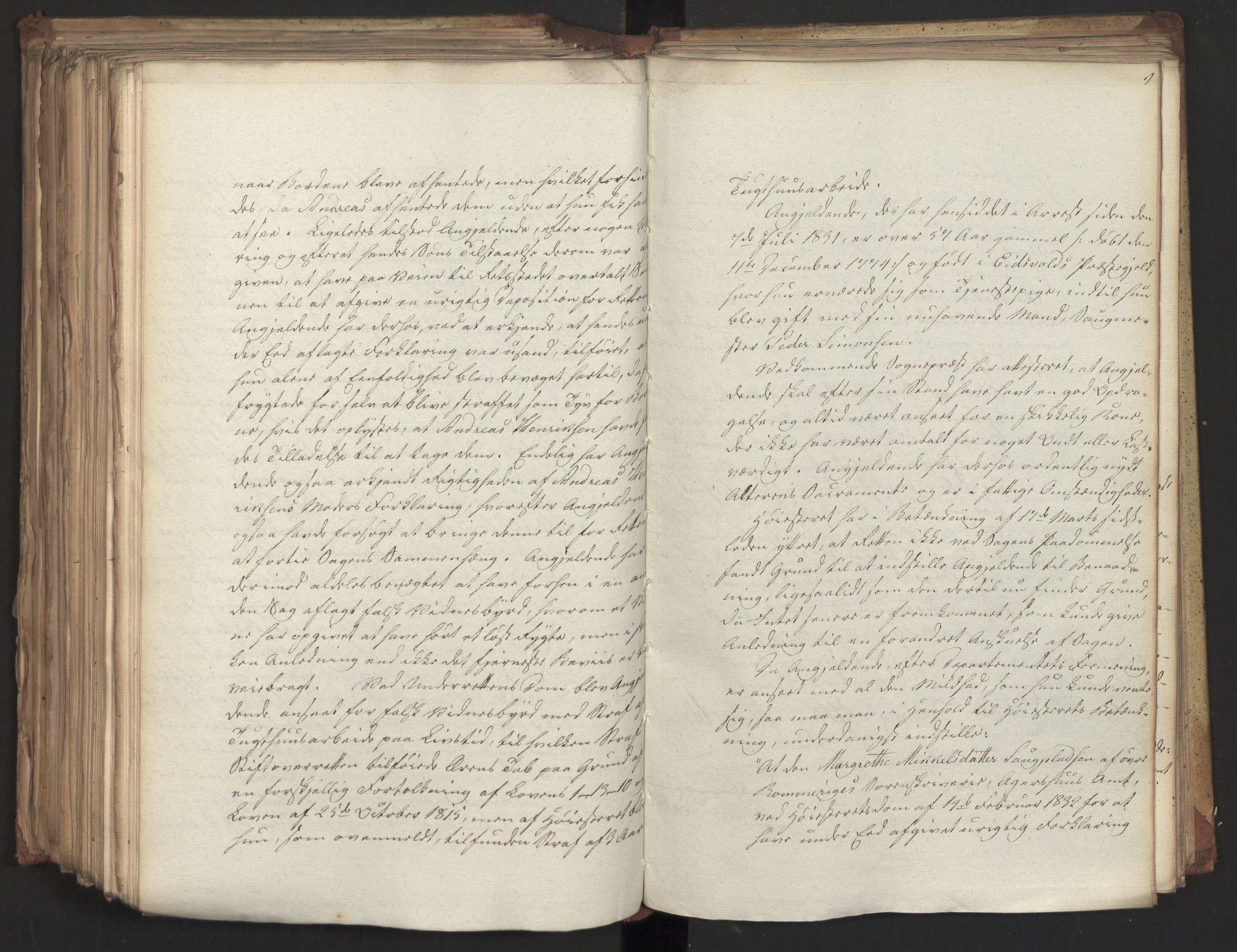 Statsrådsavdelingen i Stockholm, AV/RA-S-1003/D/Da/L0077: Regjeringsinnstillinger nr. 2100-2259, 1832, s. 427