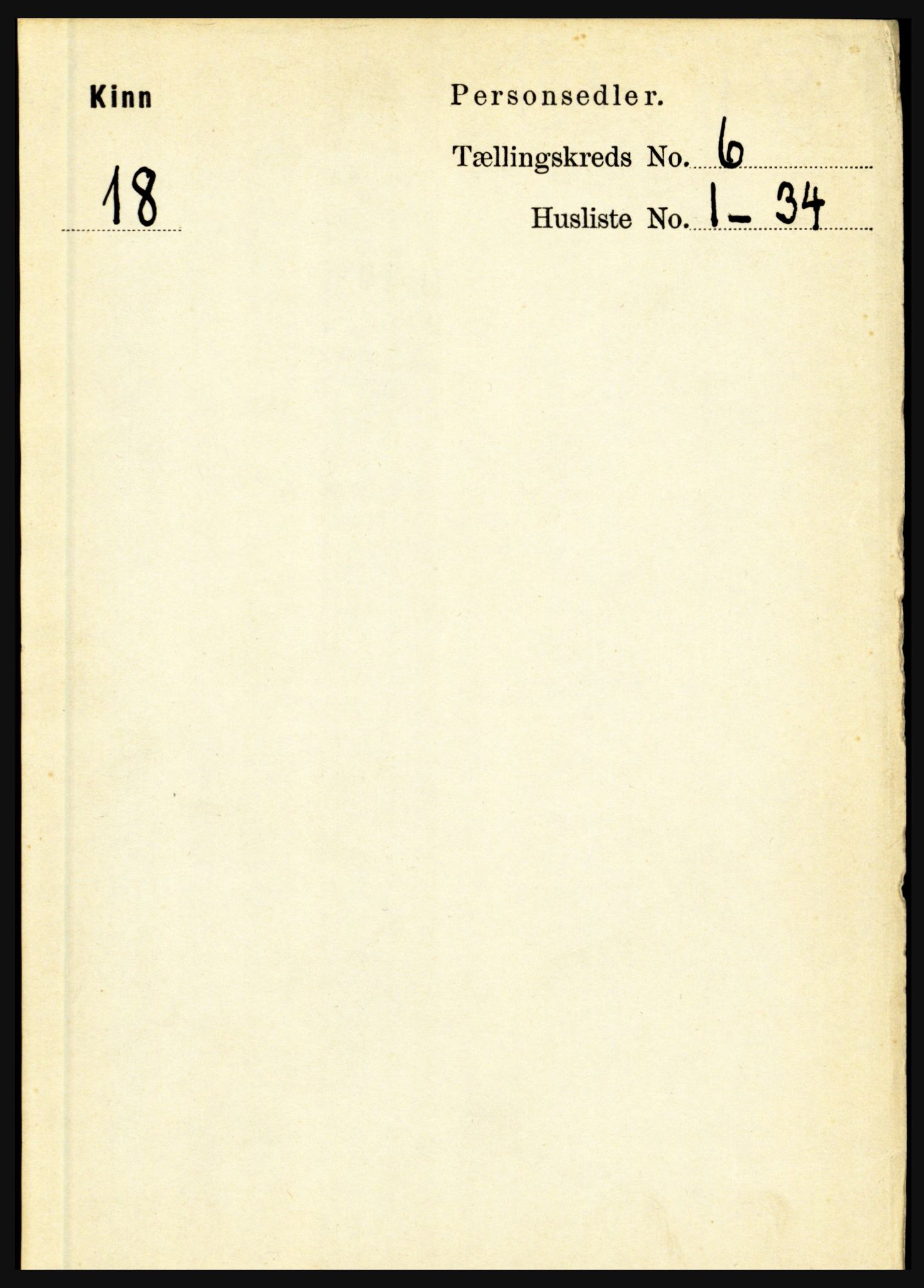 RA, Folketelling 1891 for 1437 Kinn herred, 1891, s. 2276