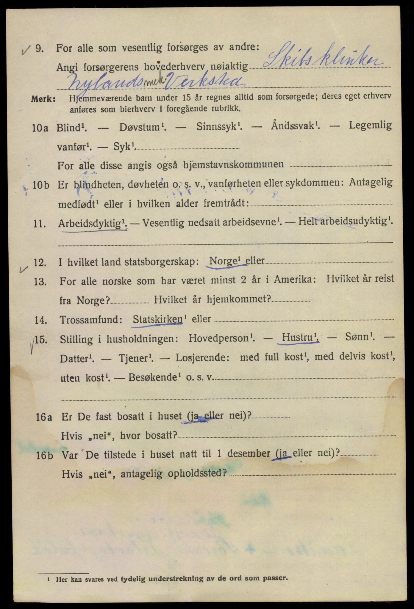 SAO, Folketelling 1920 for 0301 Kristiania kjøpstad, 1920, s. 343754