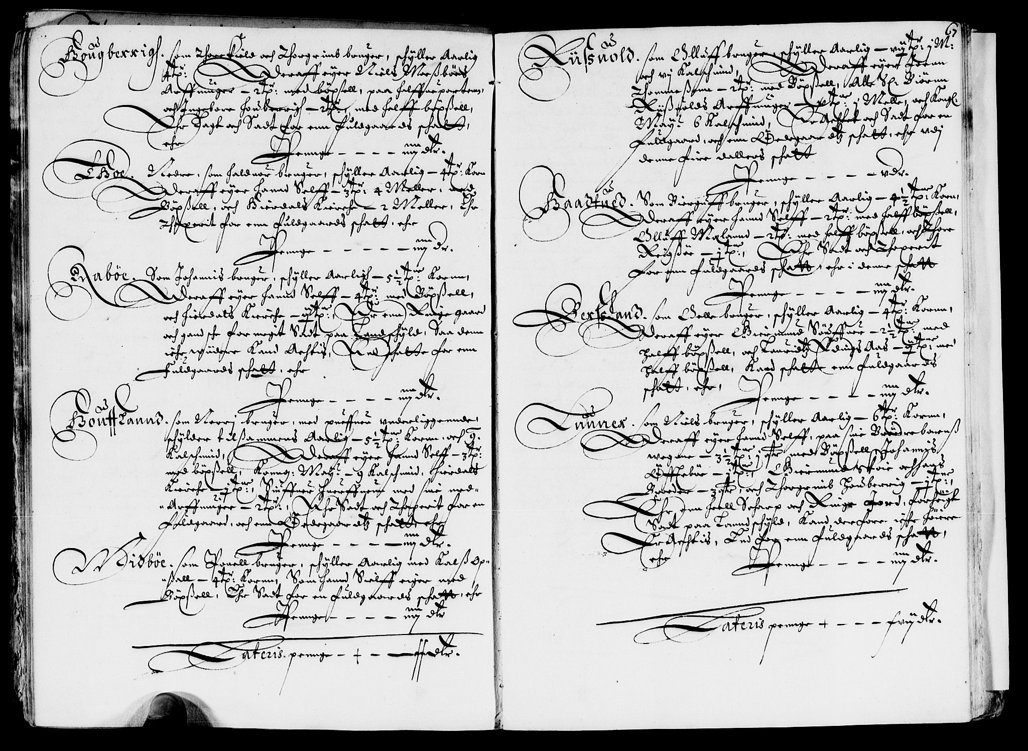 Rentekammeret inntil 1814, Reviderte regnskaper, Lensregnskaper, AV/RA-EA-5023/R/Rb/Rbp/L0038: Bratsberg len, 1651-1653