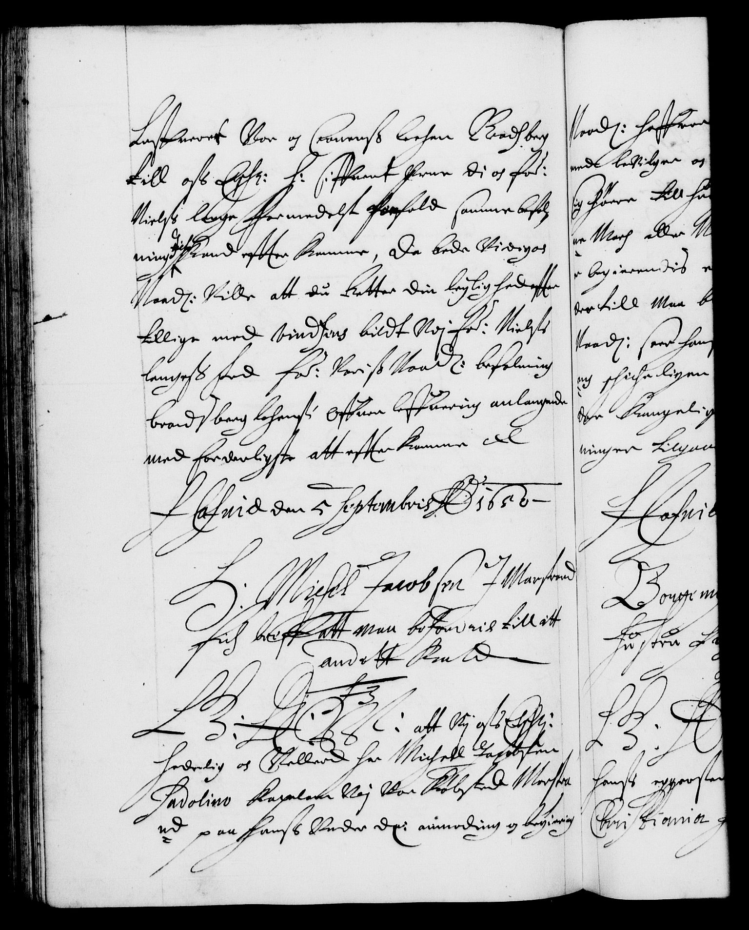 Danske Kanselli 1572-1799, RA/EA-3023/F/Fc/Fca/Fcaa/L0007: Norske registre (mikrofilm), 1648-1650, s. 670b