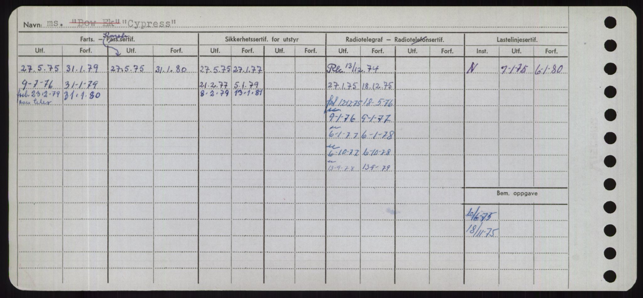 Sjøfartsdirektoratet med forløpere, Skipsmålingen, AV/RA-S-1627/H/Hd/L0008: Fartøy, C-D, s. 294