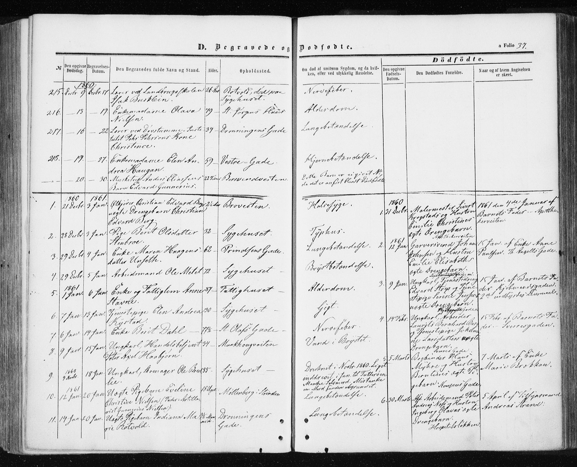 Ministerialprotokoller, klokkerbøker og fødselsregistre - Sør-Trøndelag, SAT/A-1456/601/L0053: Ministerialbok nr. 601A21, 1857-1865, s. 37