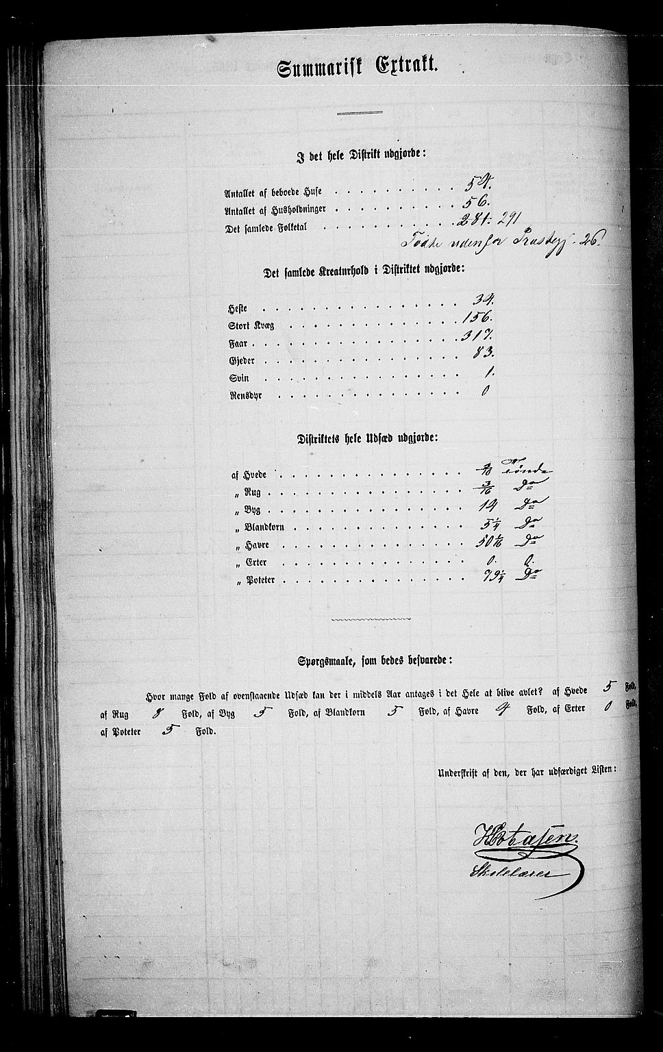 RA, Folketelling 1865 for 0621P Sigdal prestegjeld, 1865, s. 103