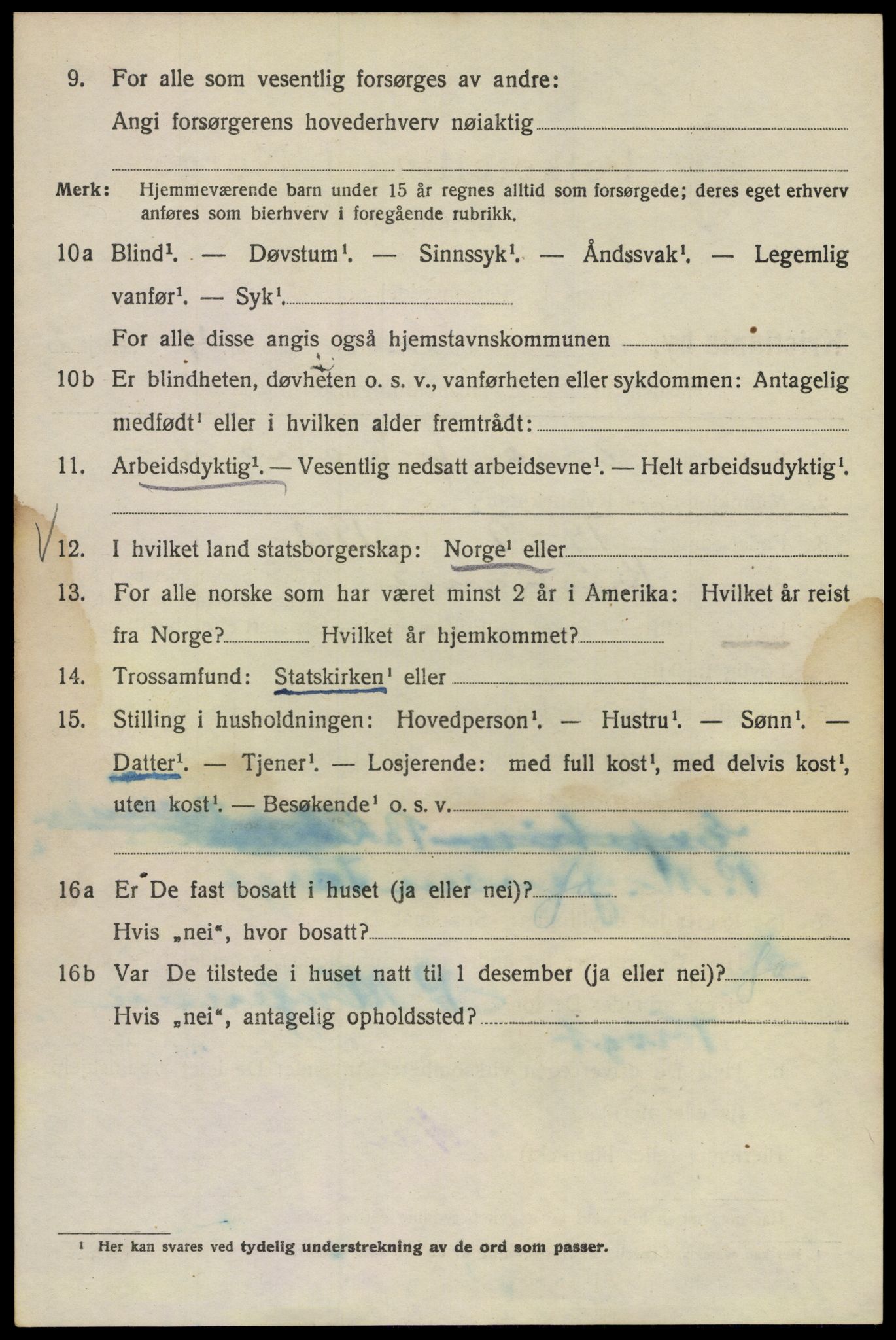 SAO, Folketelling 1920 for 0301 Kristiania kjøpstad, 1920, s. 509336