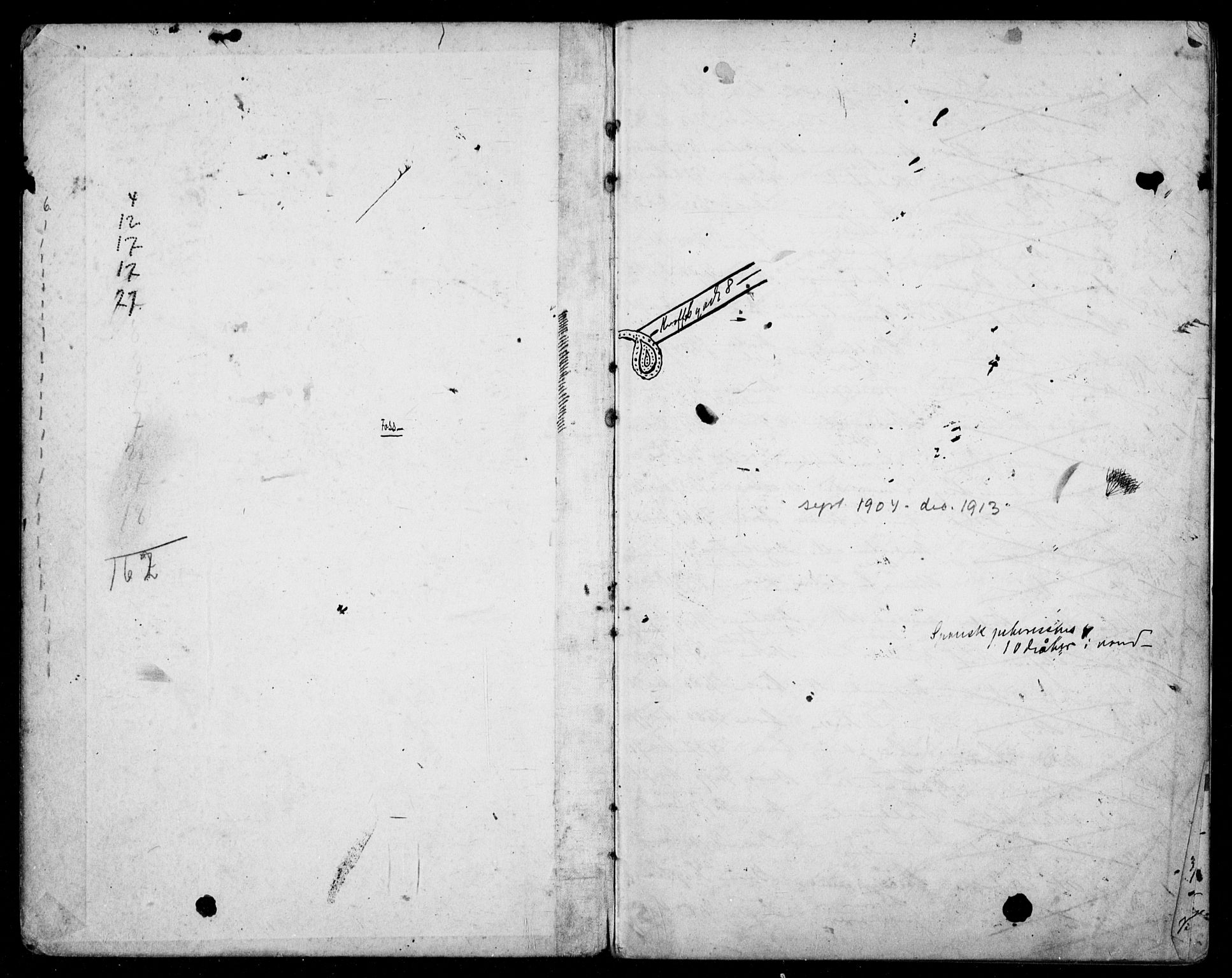 Horten kirkebøker, AV/SAKO-A-348/H/Ha/L0004: Lysningsprotokoll nr. 4, 1904-1913