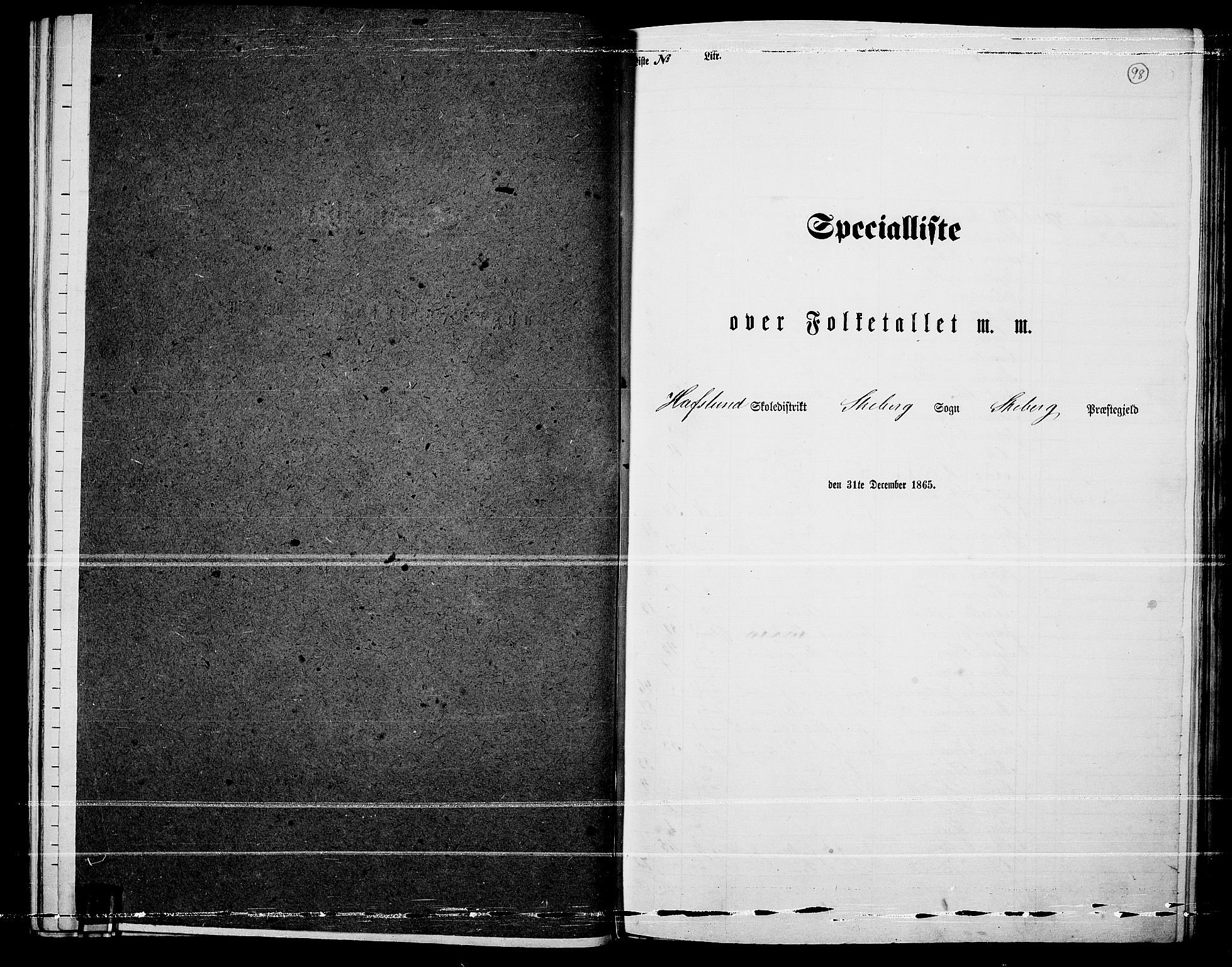 RA, Folketelling 1865 for 0115P Skjeberg prestegjeld, 1865, s. 92