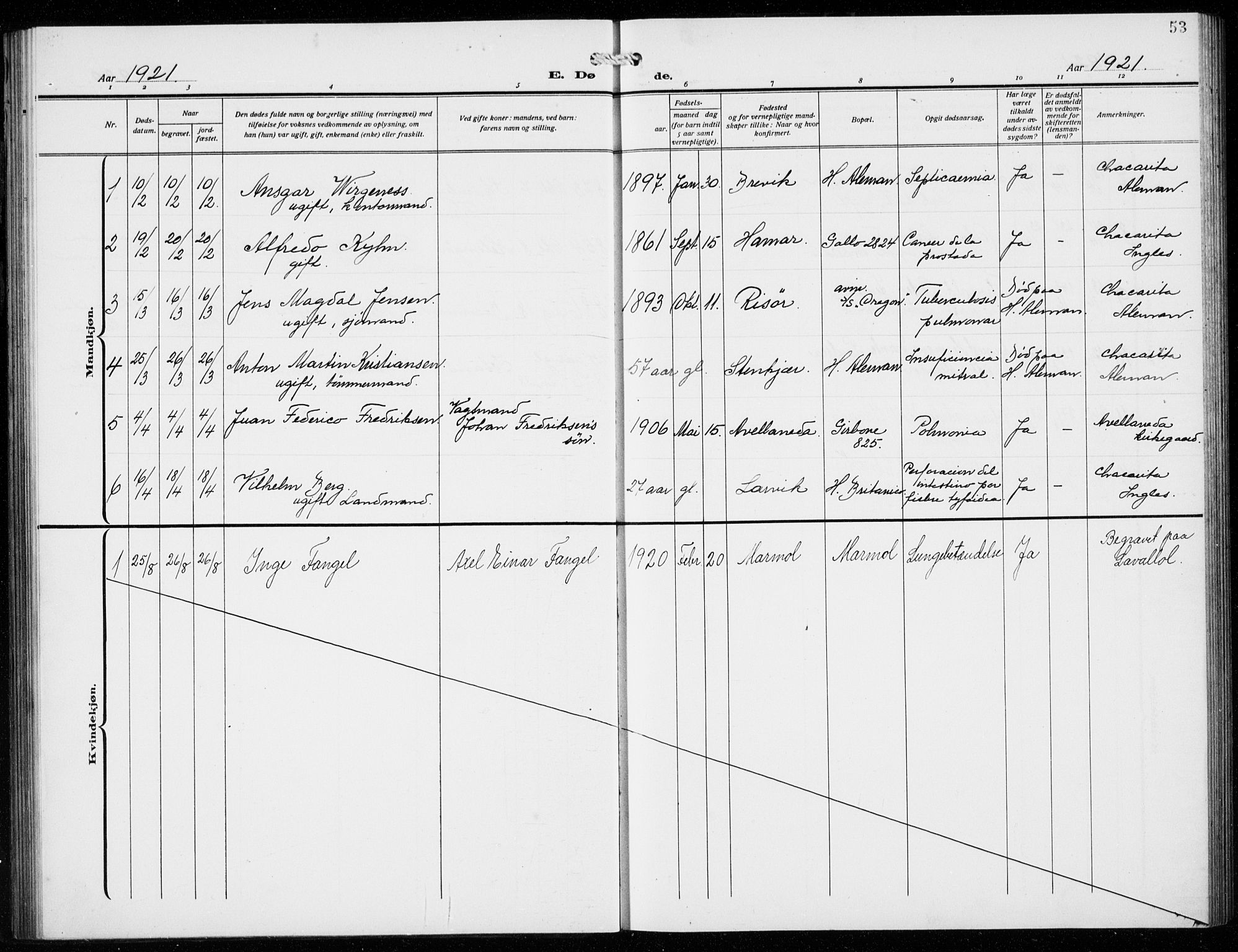 Den norske sjømannsmisjon i utlandet/Syd-Amerika (Buenos Aires m.fl.), AV/SAB-SAB/PA-0118/H/Ha/L0003: Ministerialbok nr. A 3, 1920-1938, s. 53